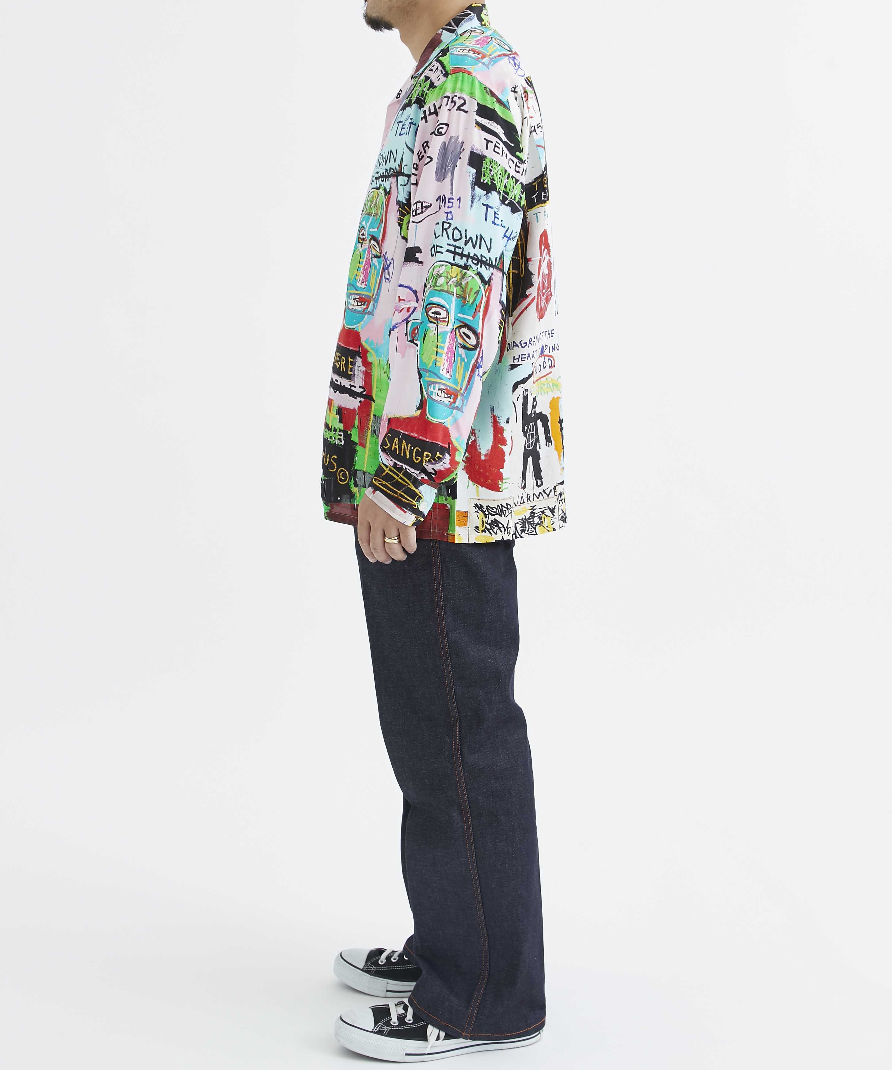 JEAN-MICHEL BASQUIAT / HAWAIIAN SHIRT L/S ( TYPE-3 ) WACKO MARIA