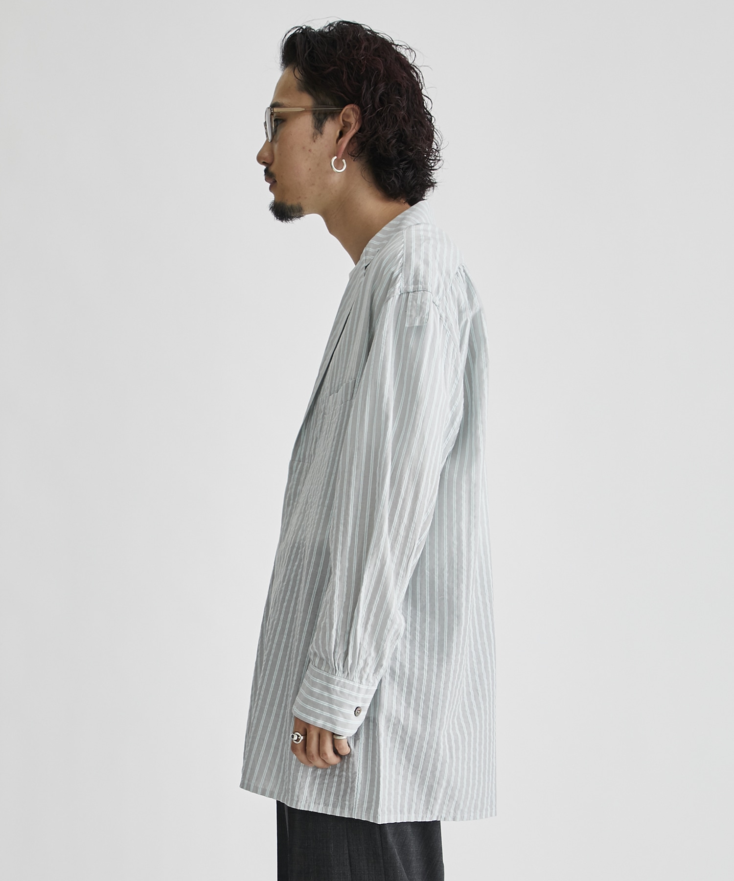 SHIRTS JACKET(1 GREY): URU TOKYO: MENS｜ STUDIOUS ONLINE公式