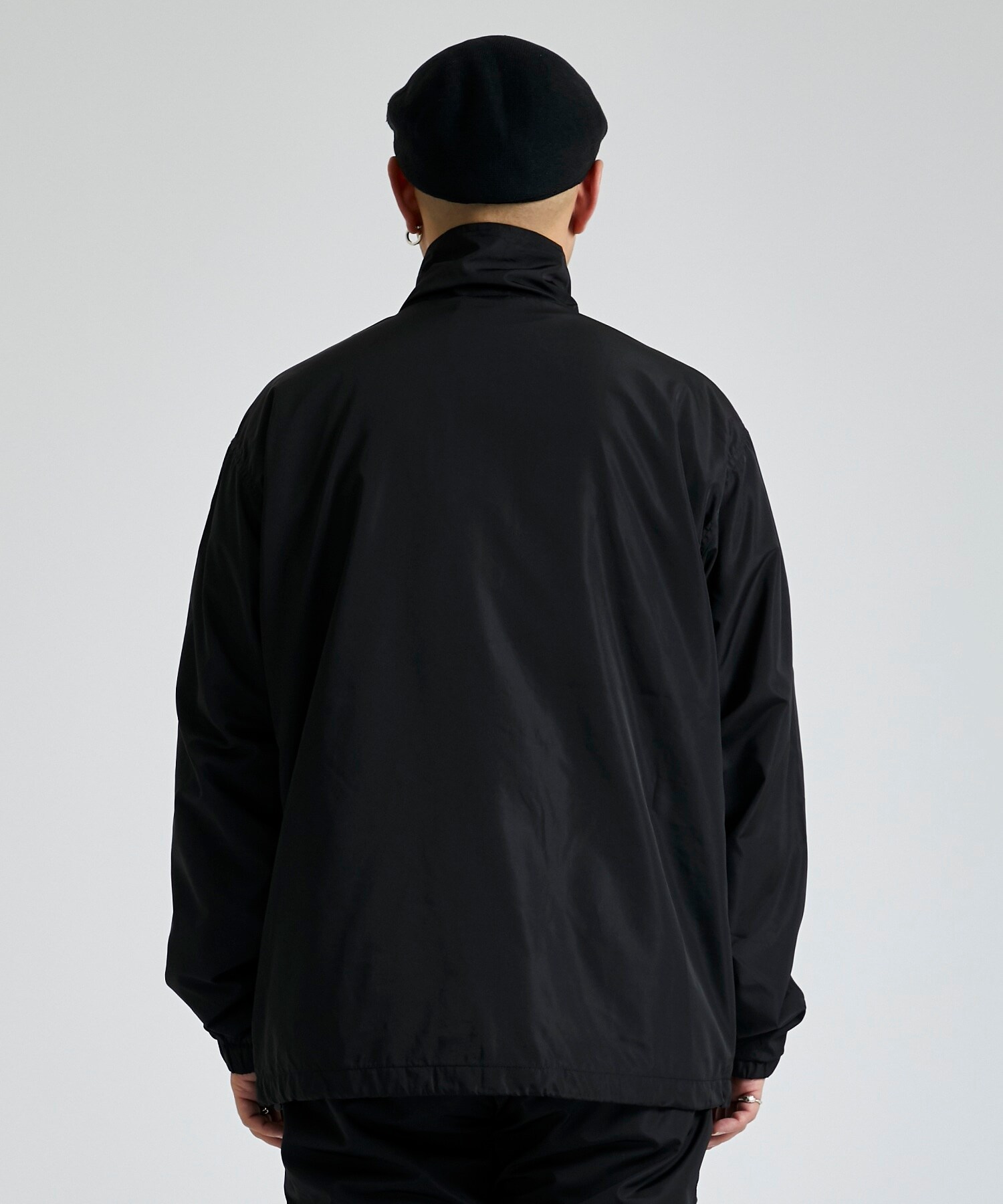 純正正規 BLACK jacket1 TRACK WACKOMARIA PATCH EYE ナイロンジャケット