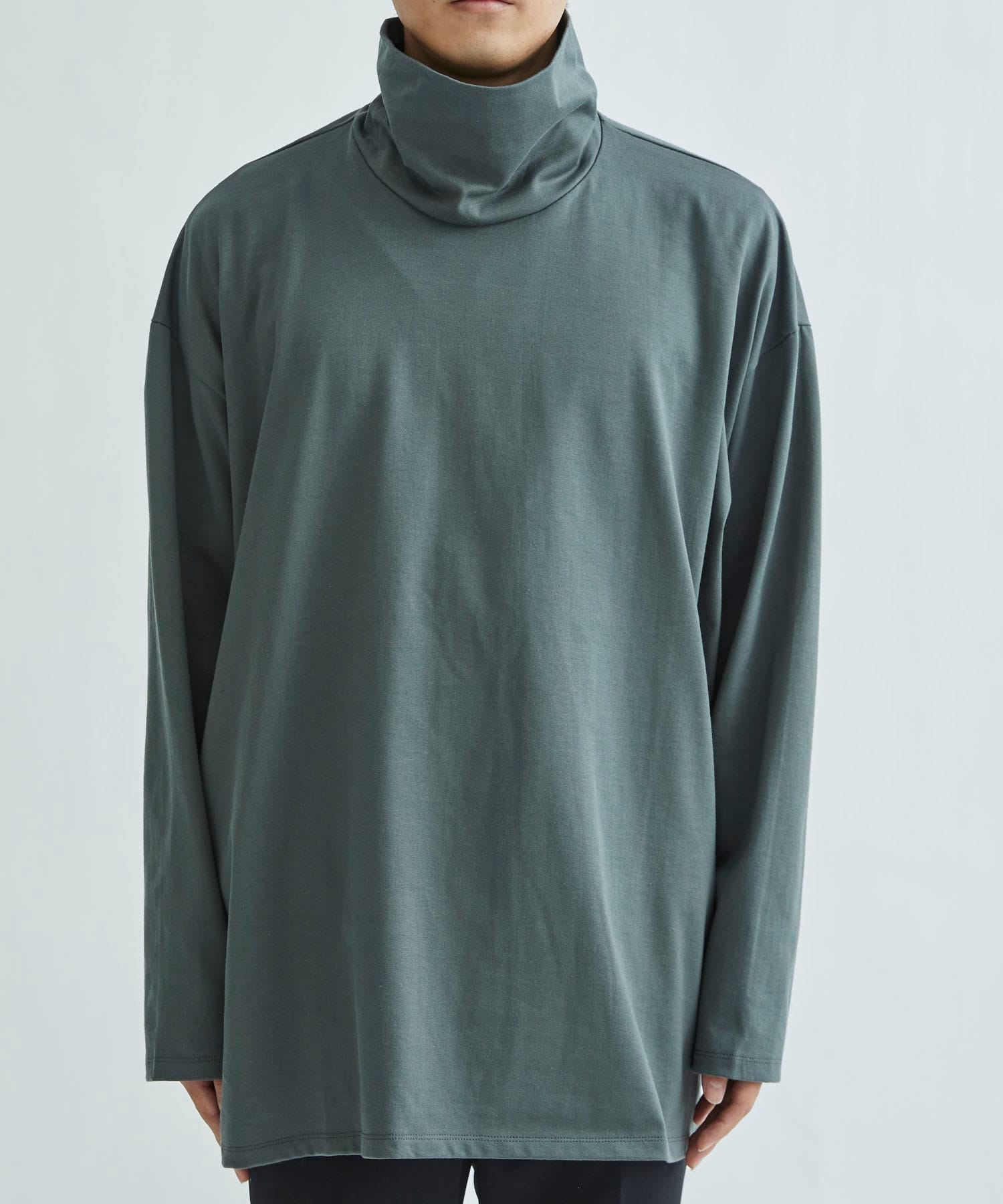 HEAVY T-CLOTH HIGH NECK LST LAD MUSICIAN