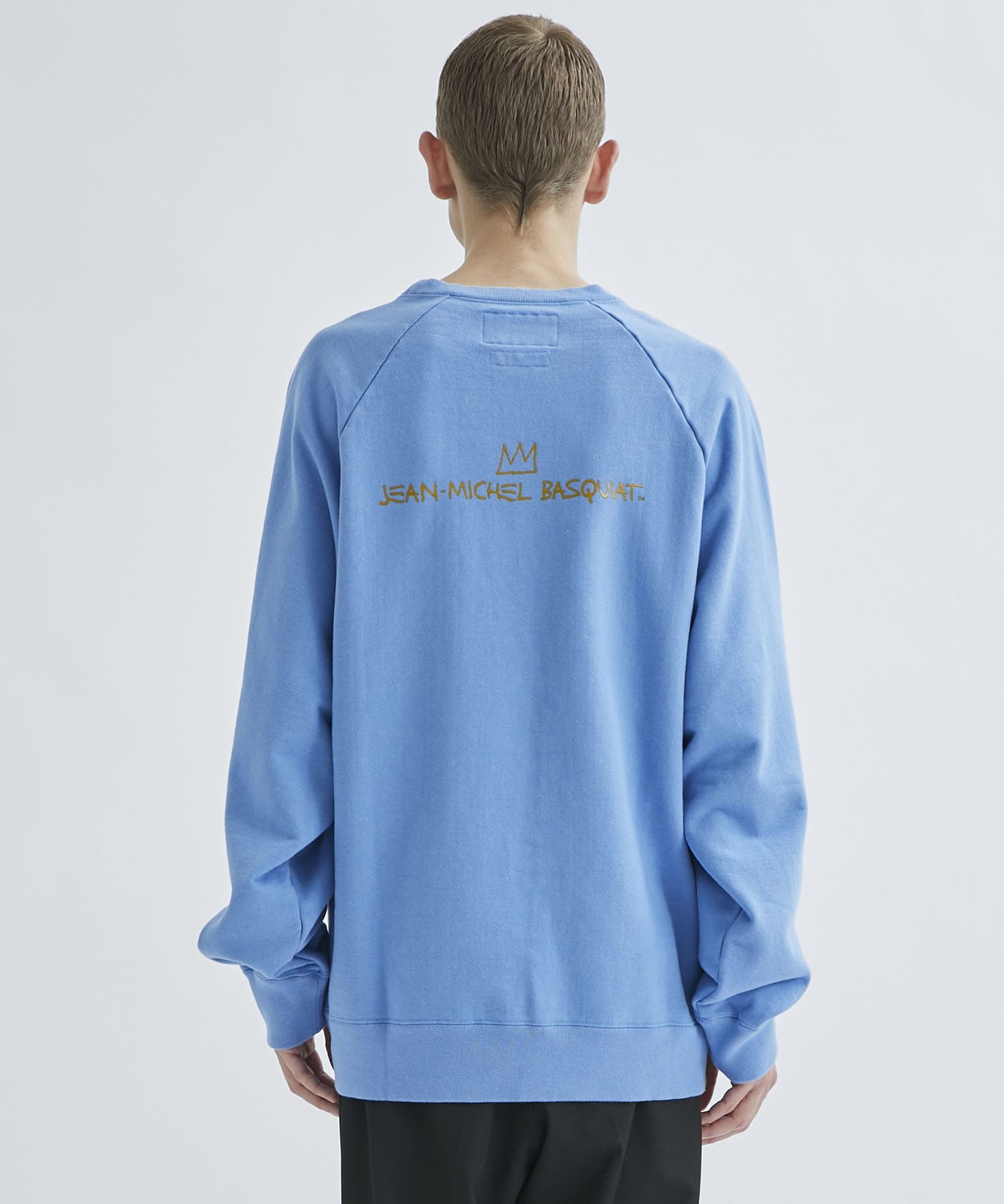 JEAN-MICHEL BASQUIAT / WASHED HEAVY WEIGHT CREW NECK SWEAT S｜WACKO MARIA