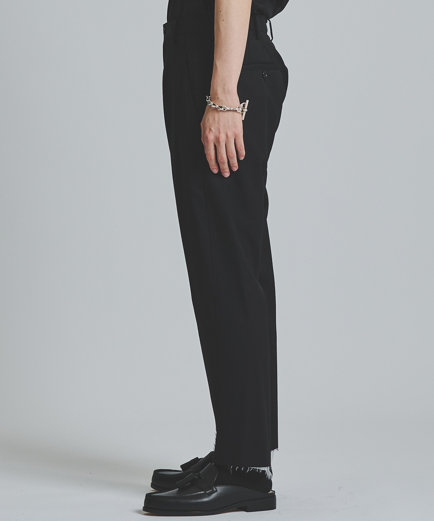 Classic slim pants(S BLACK): sulvam: MENS｜ STUDIOUS ONLINE公式 