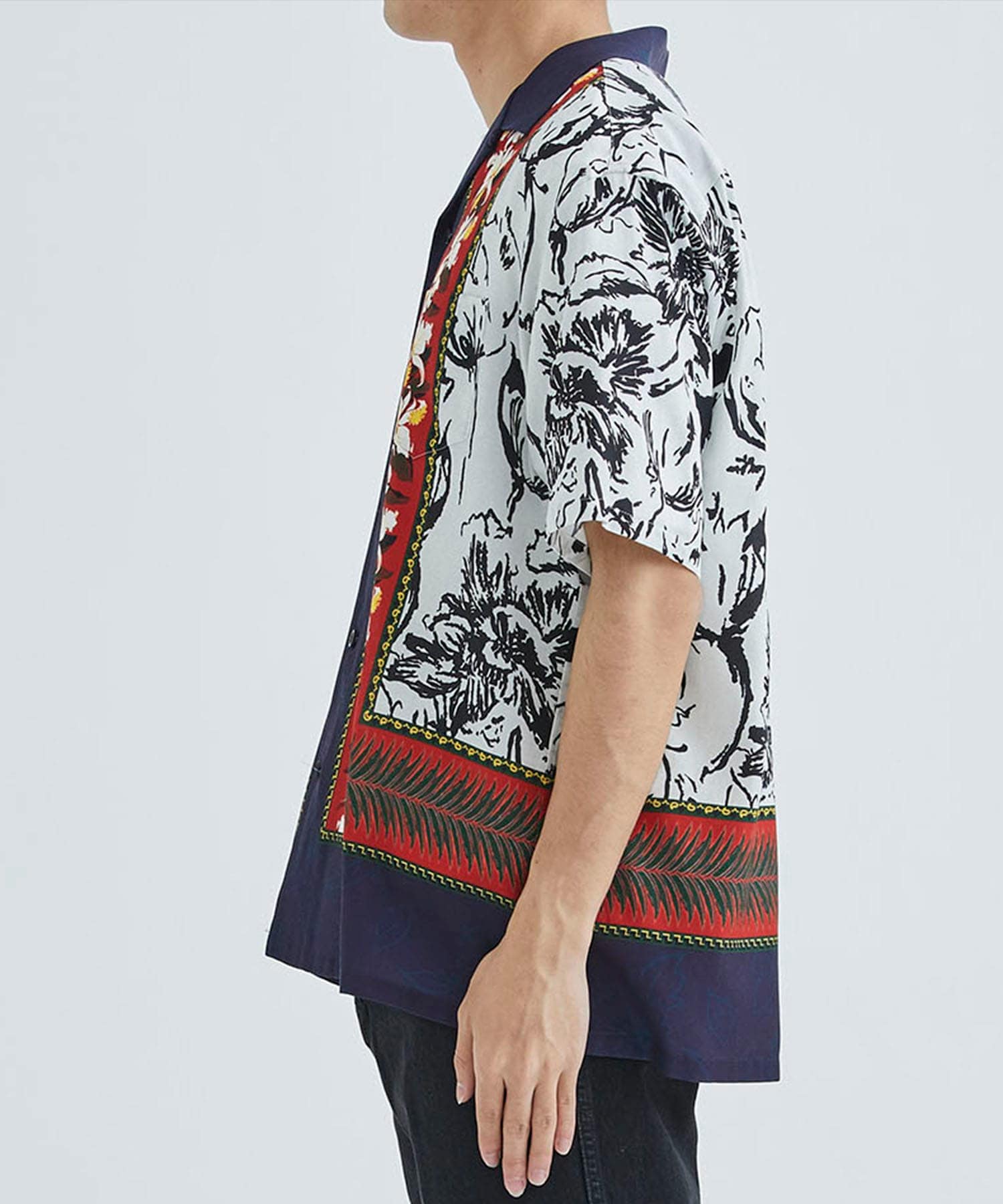 Cupra cotton twill print shirt | TOGA