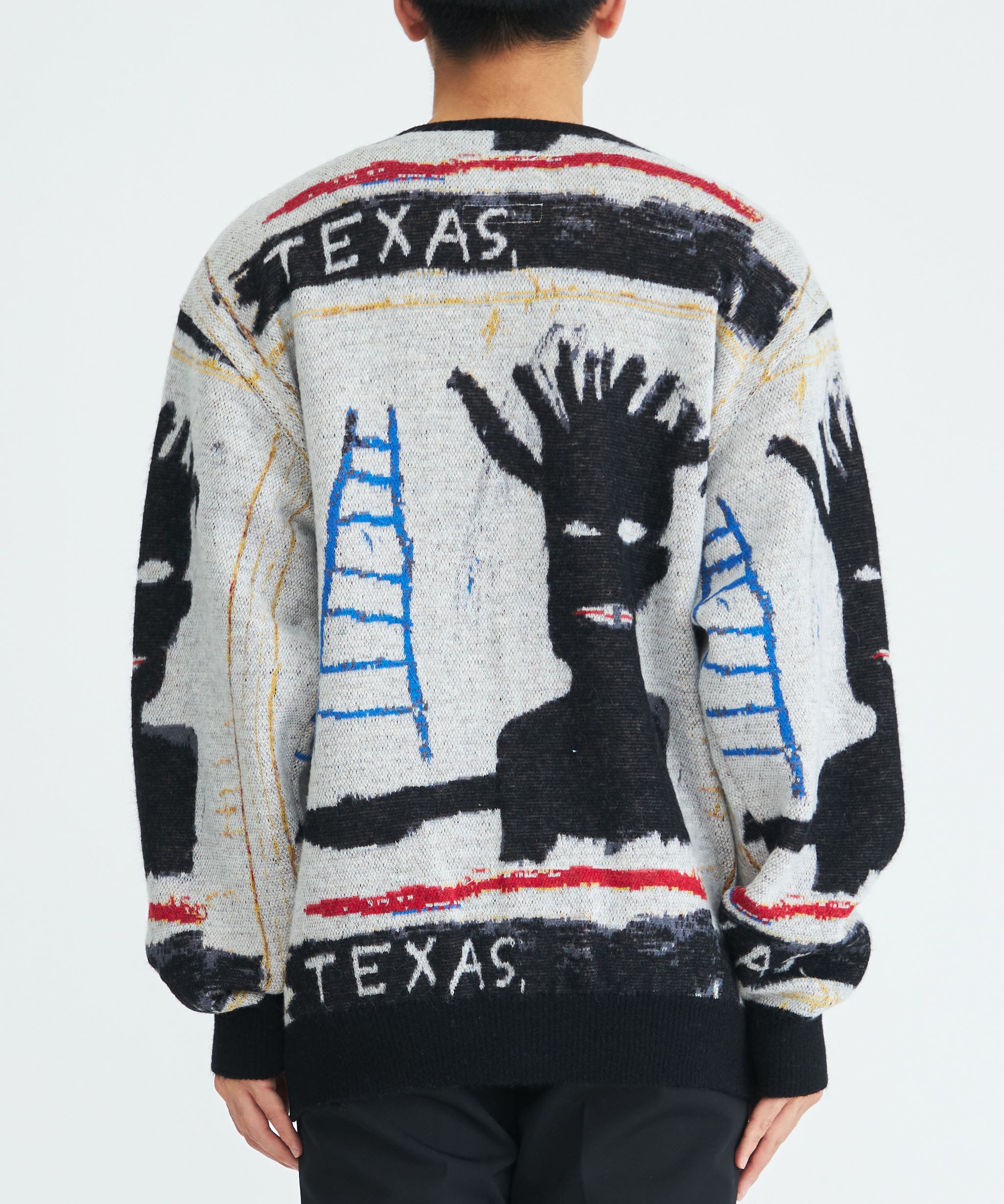 22FW WACKO MARIA BASQUIAT CREW NECK ニット 値段交渉受け付け www