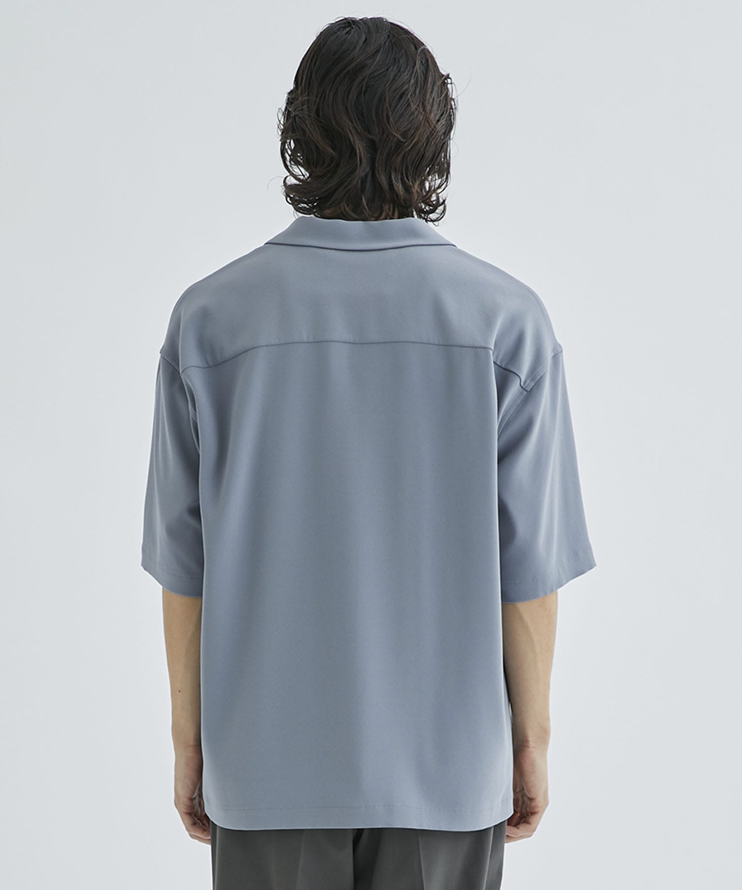 ジョーゼットオープンカラーシャツS/S STUDIOUS