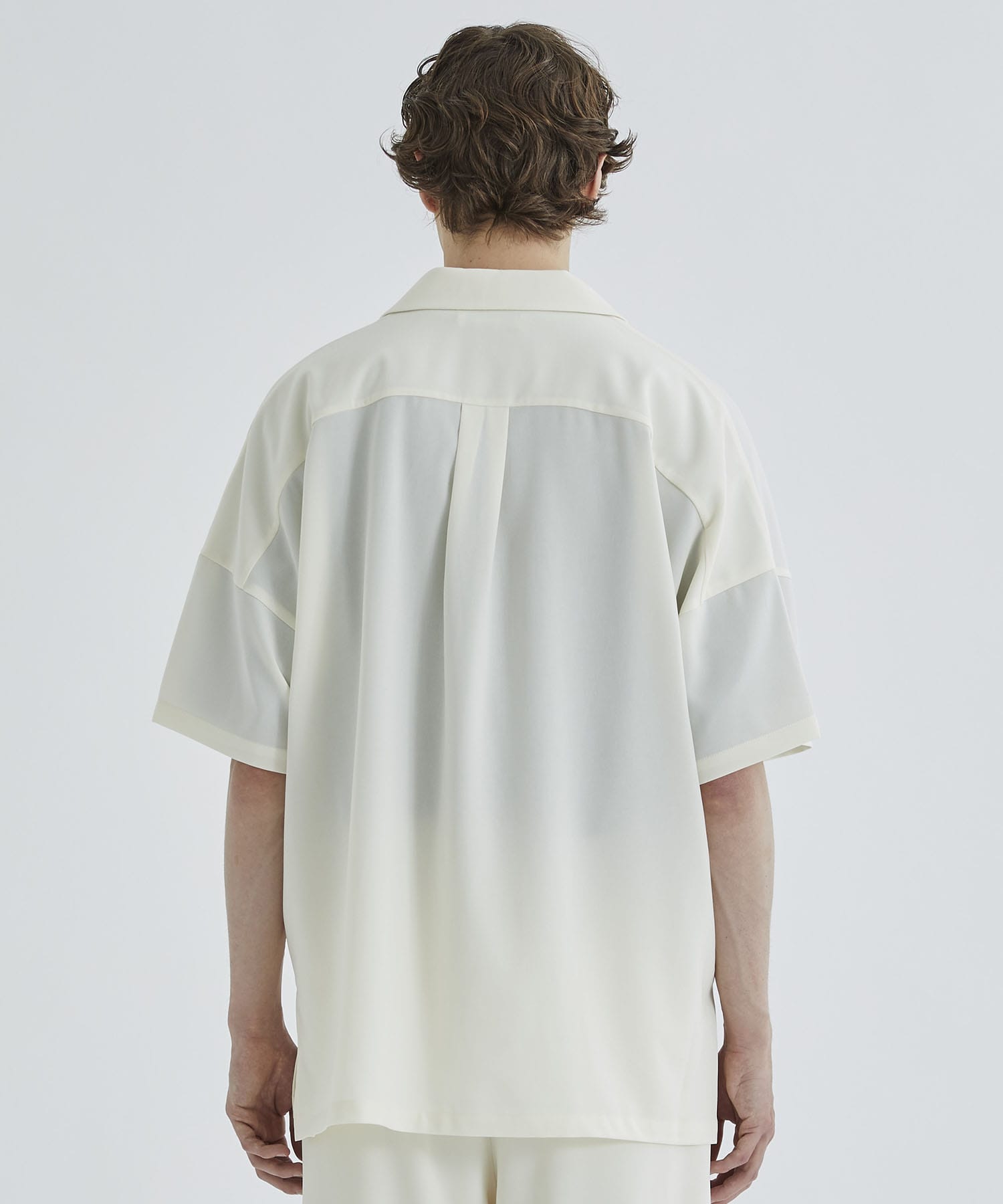 <別注>DROP SHOULDER OPEN COLLAR S/S SH ATTACHMENT