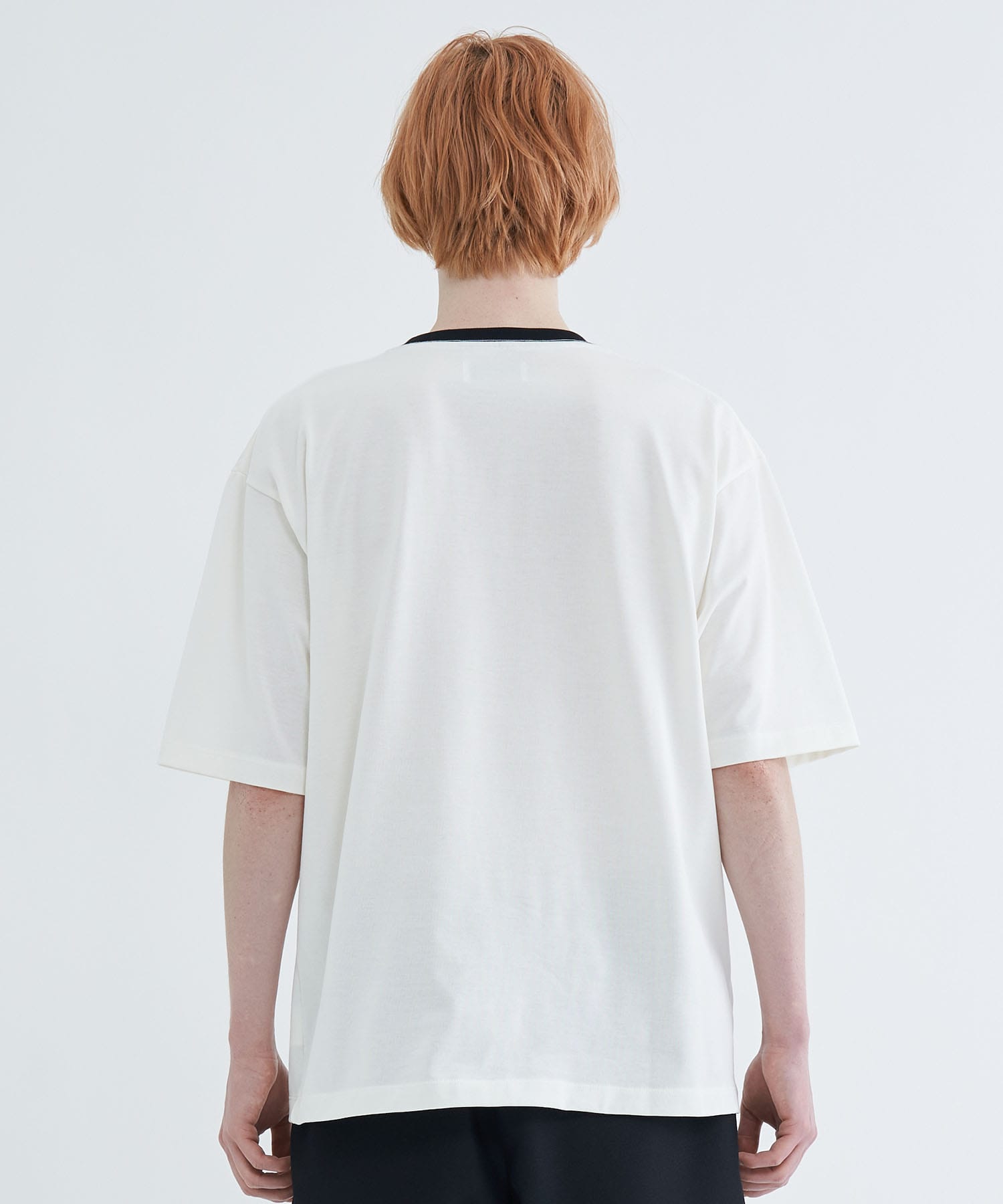 STUDIOUS刺繍ロゴS/S Tee STUDIOUS
