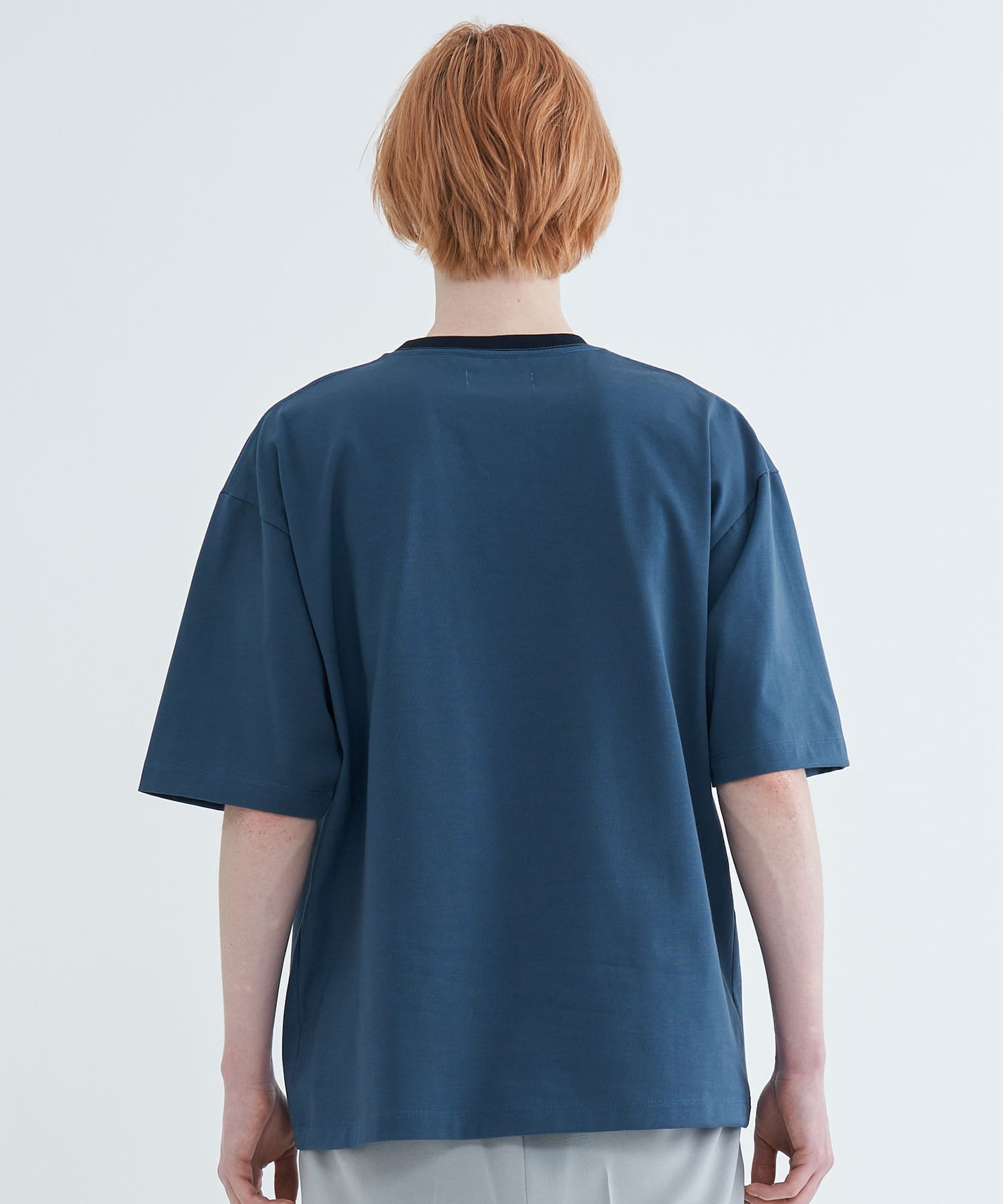 STUDIOUS刺繍ロゴS/S Tee STUDIOUS