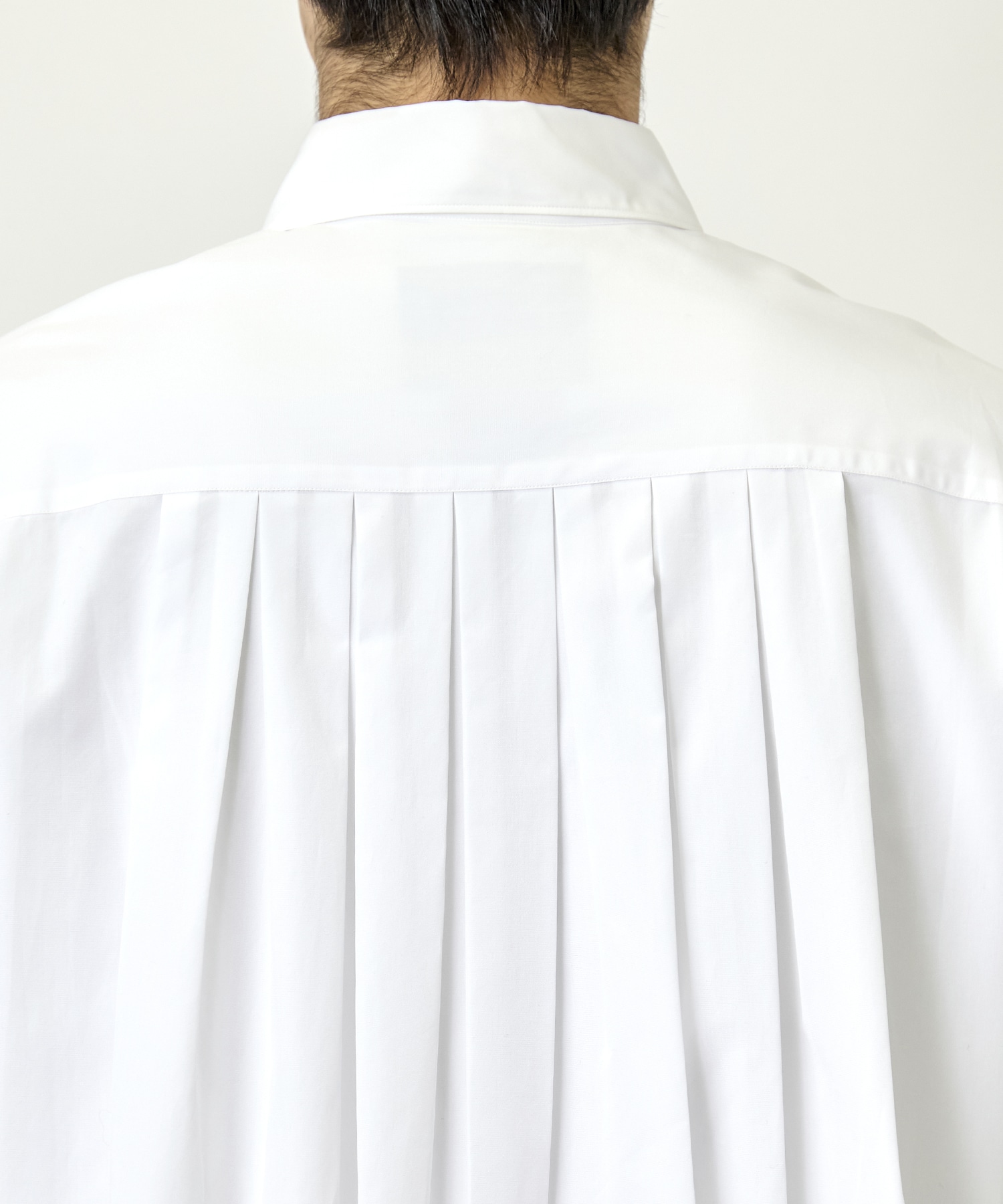 Watteau pleated cotton shirt FUMITO GANRYU