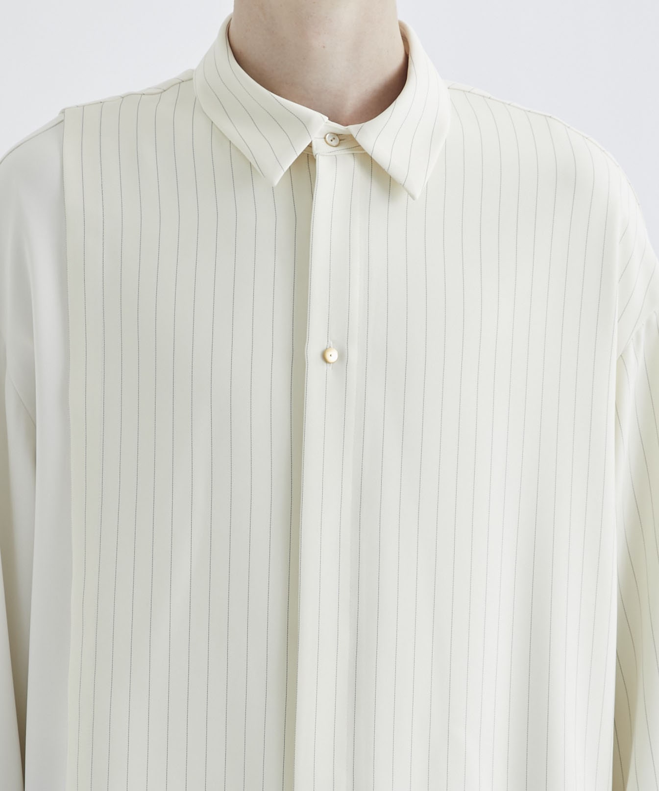 Asymmetrical Stripe Shirt | CULLNI