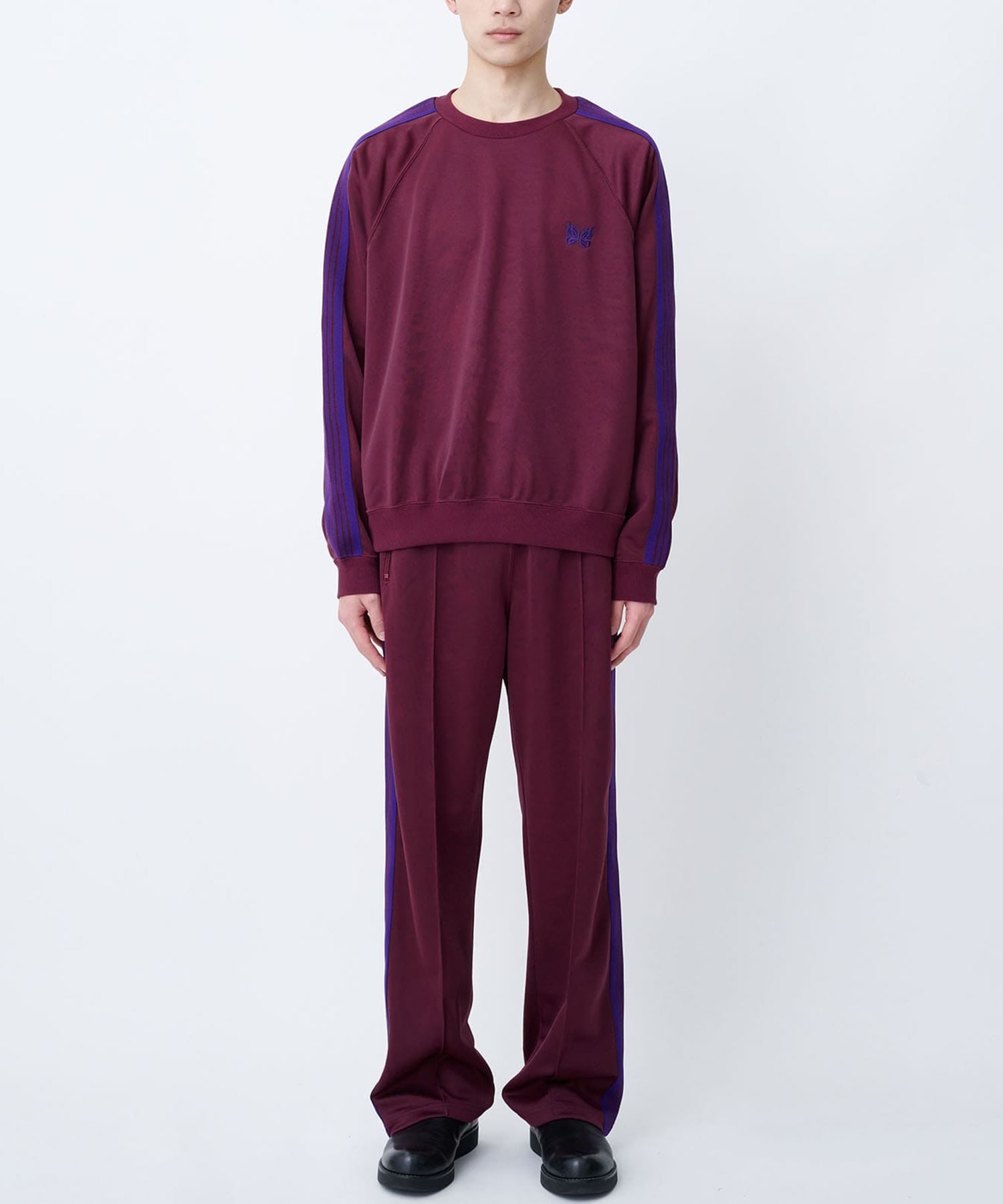 Track Crew Neck Shirt - Poly Smooth NEEDLES