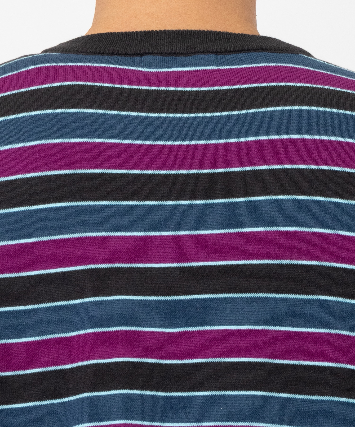 STRIPE LS COTTON SWEATER F-LAGSTUF-F