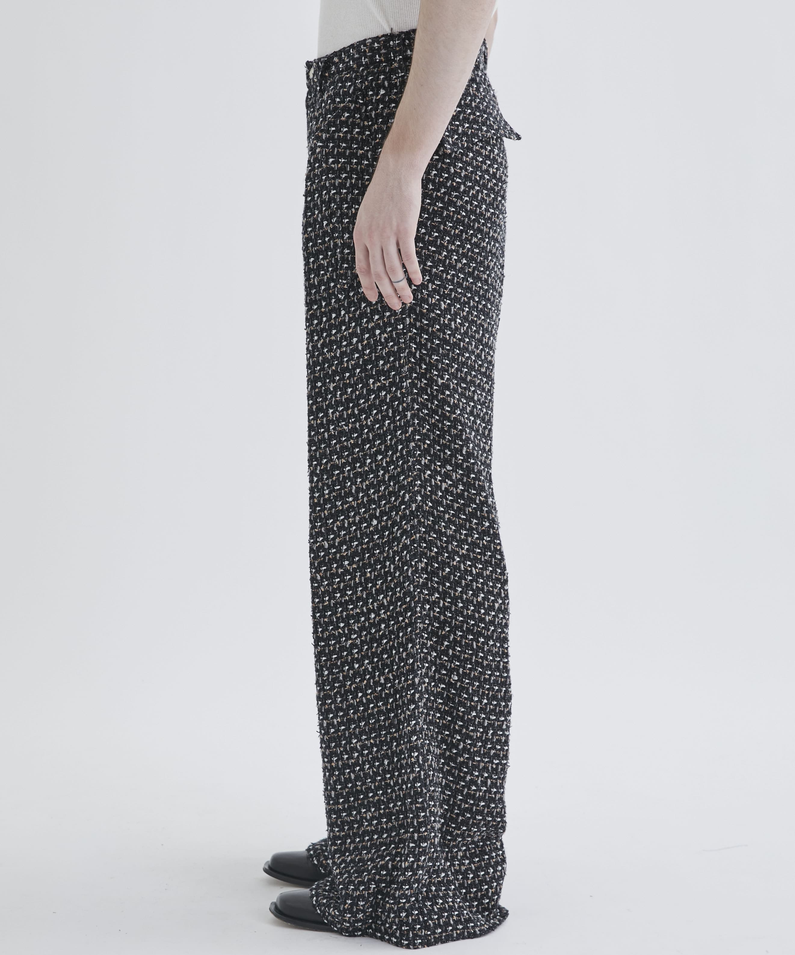 FANCY TWEED WIDE PANTS｜sulvam