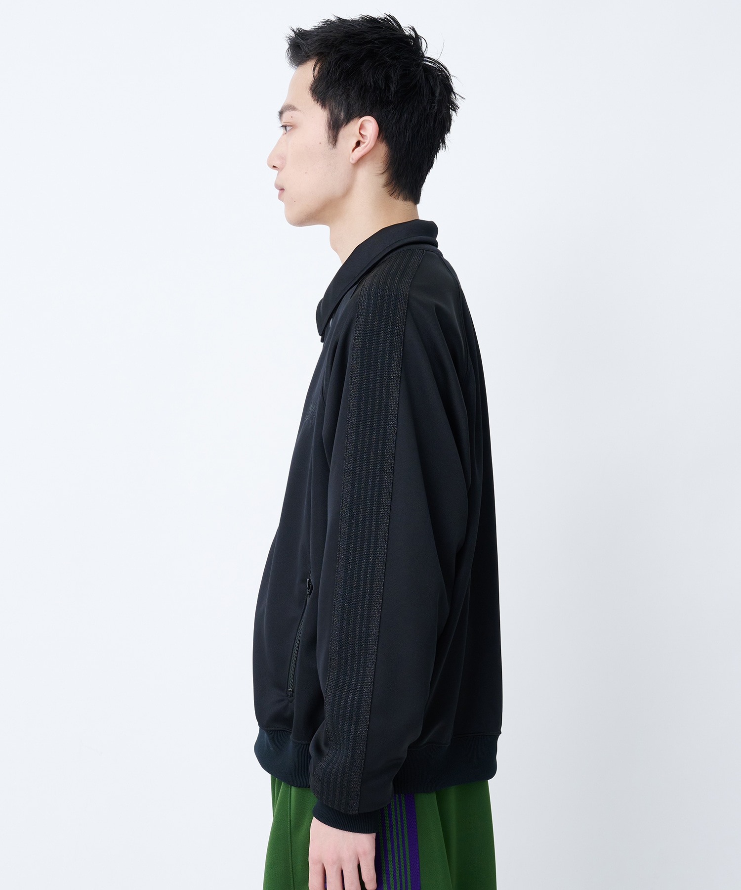 別注〉Track Shirt - Poly Smooth | NEEDLES