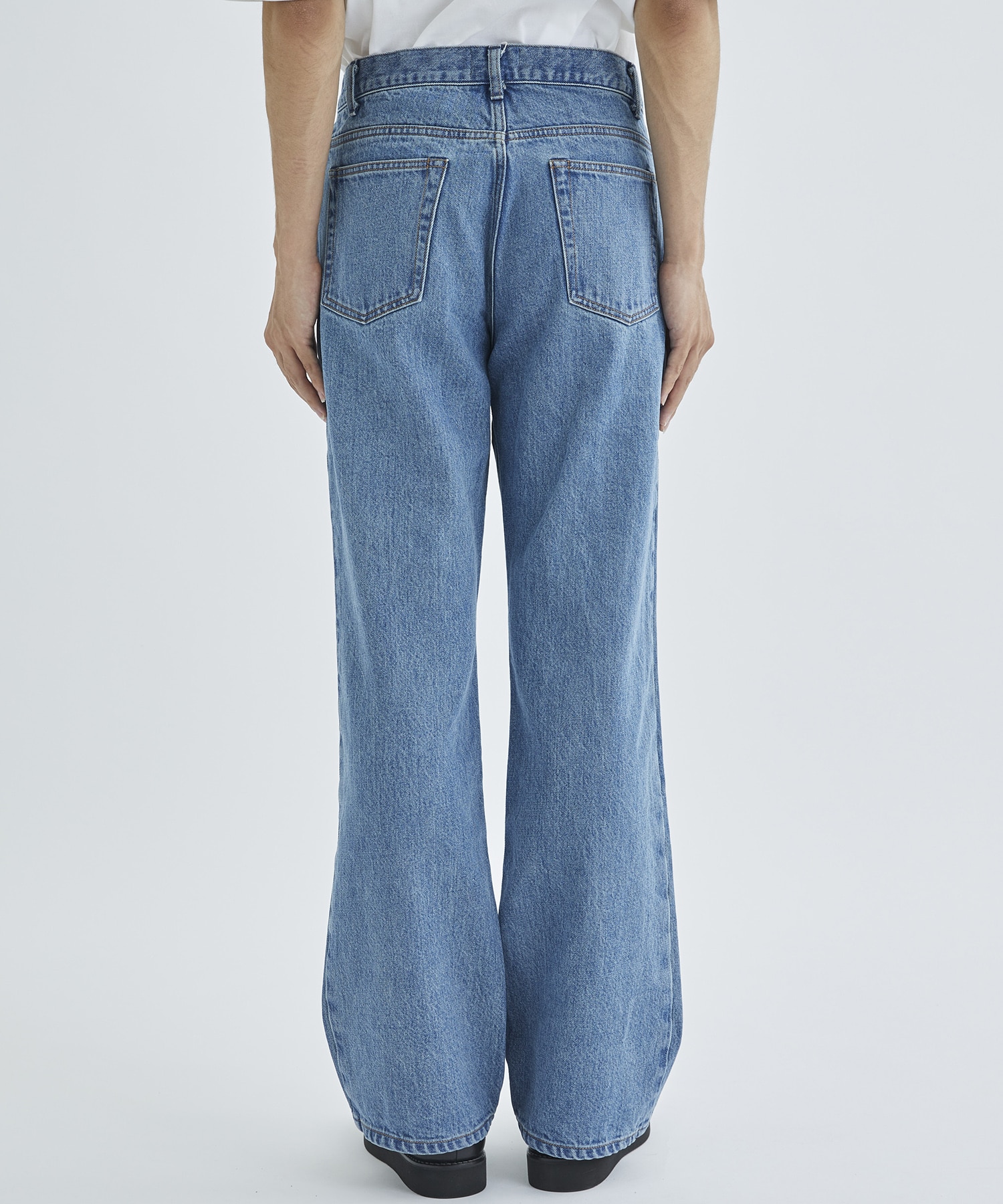 別注〉Boot cut jeans - Bleached wash｜superNova.