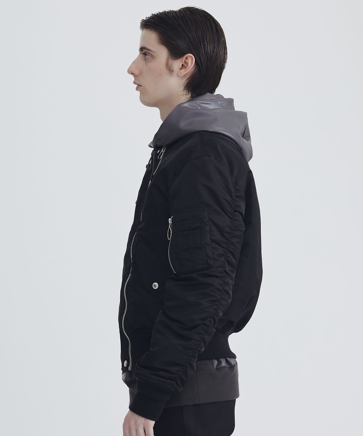 NYLON TWILL BOMBER JACKET｜JOHN LAWRENCE SULLIVAN