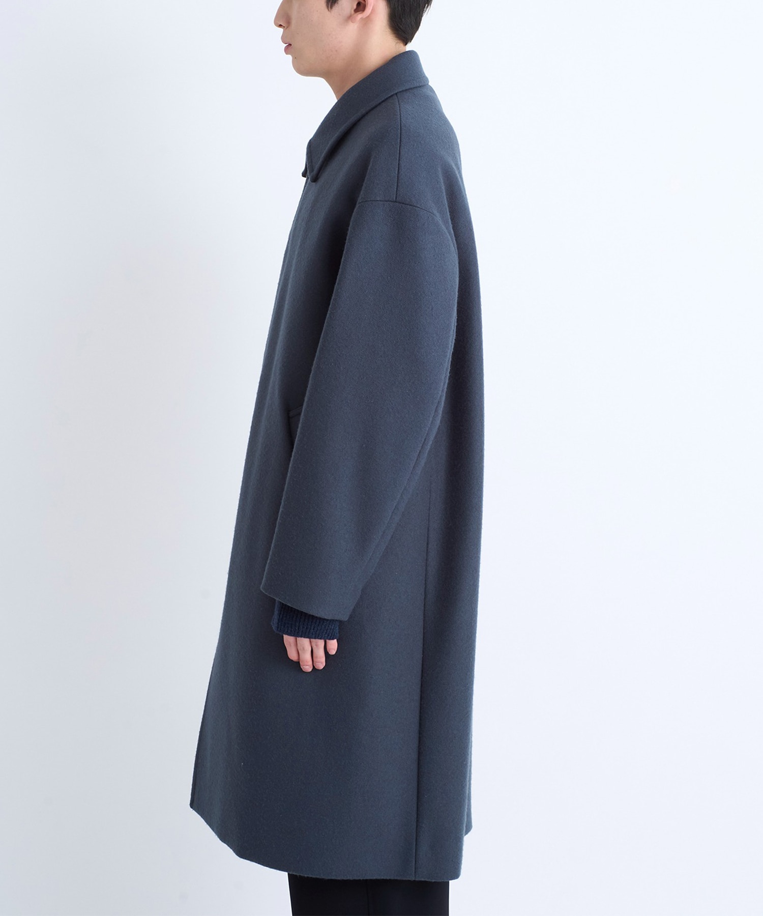 Cashmere wool ステンカラーコート | STUDIOUS