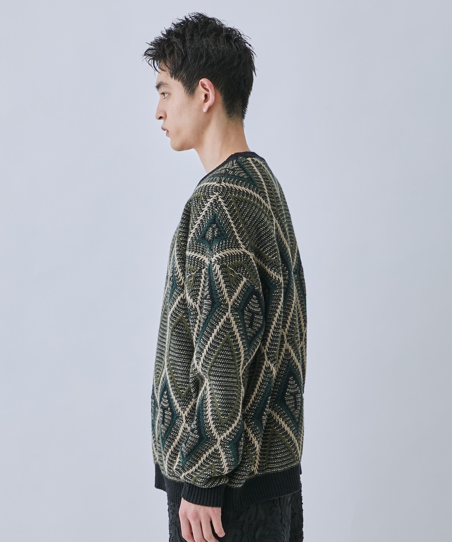 Diamond pull over knit TTT MSW