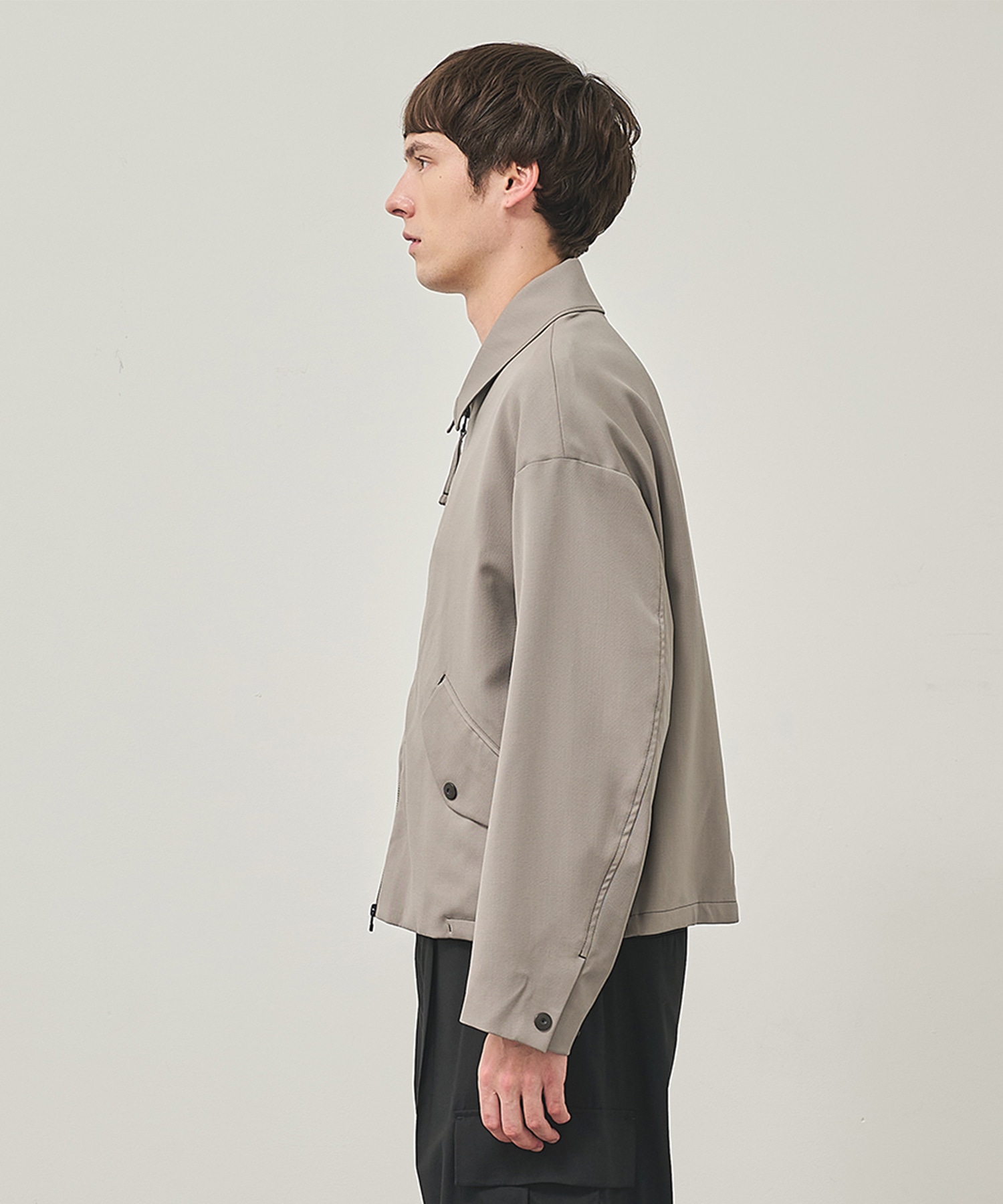 NO SEASON WASHABLEWOOL BLOUSON			 STUDIOUS