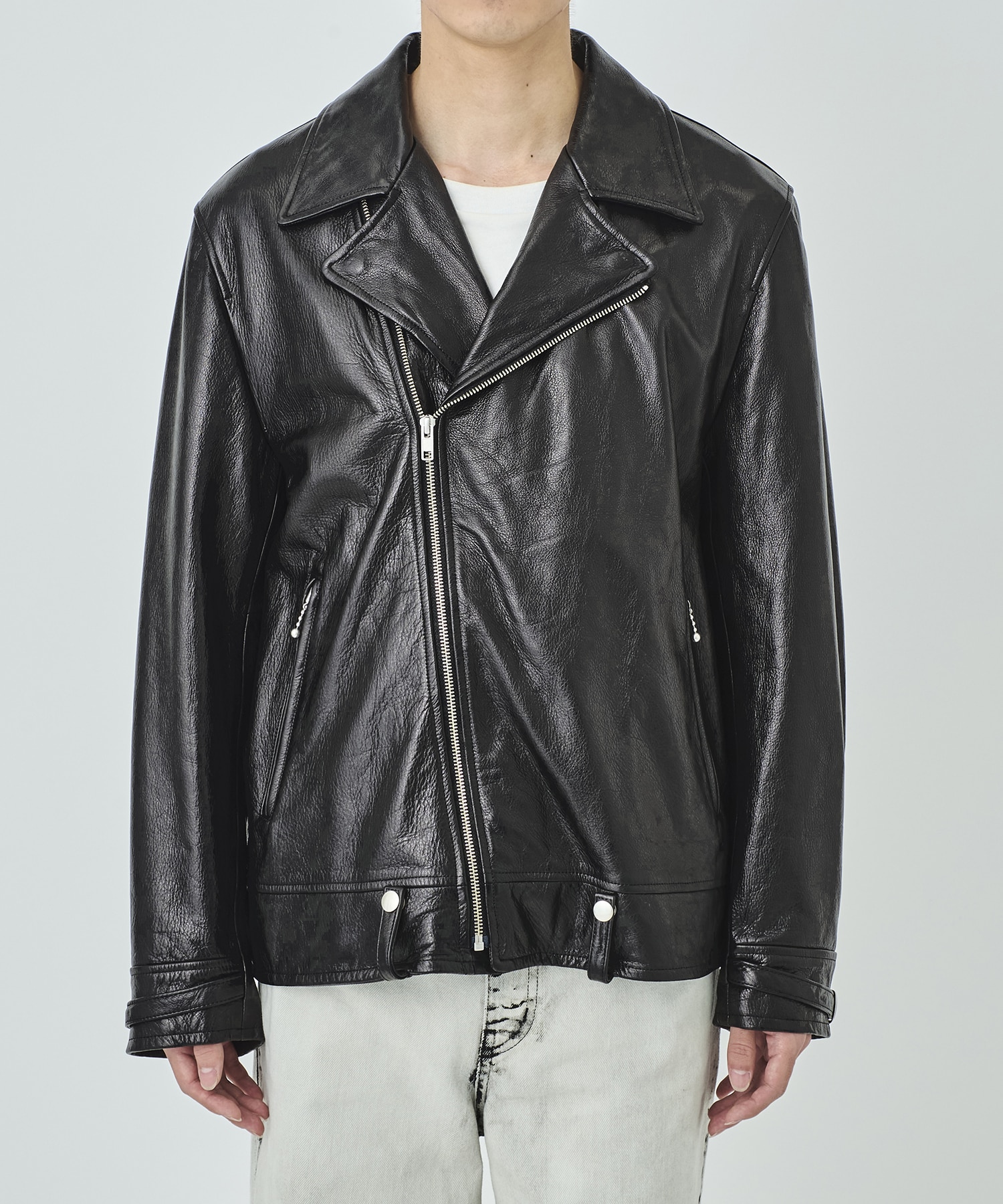 WACKOMARIA | DOUBLE RIDERS LEATHER JACKET ( TYPE-2 )