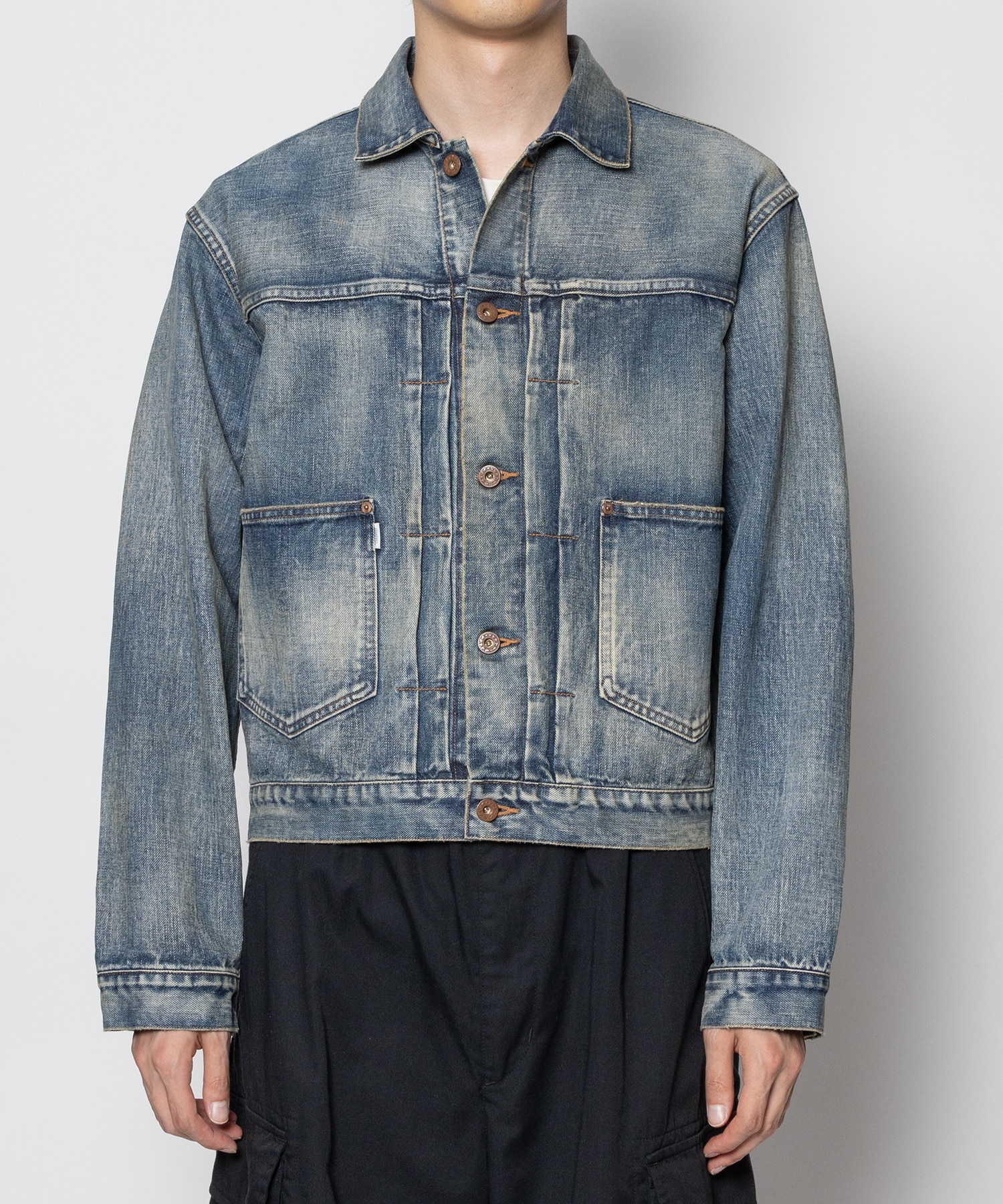 FADED MODERN DENIM JACKET SUGARHILL