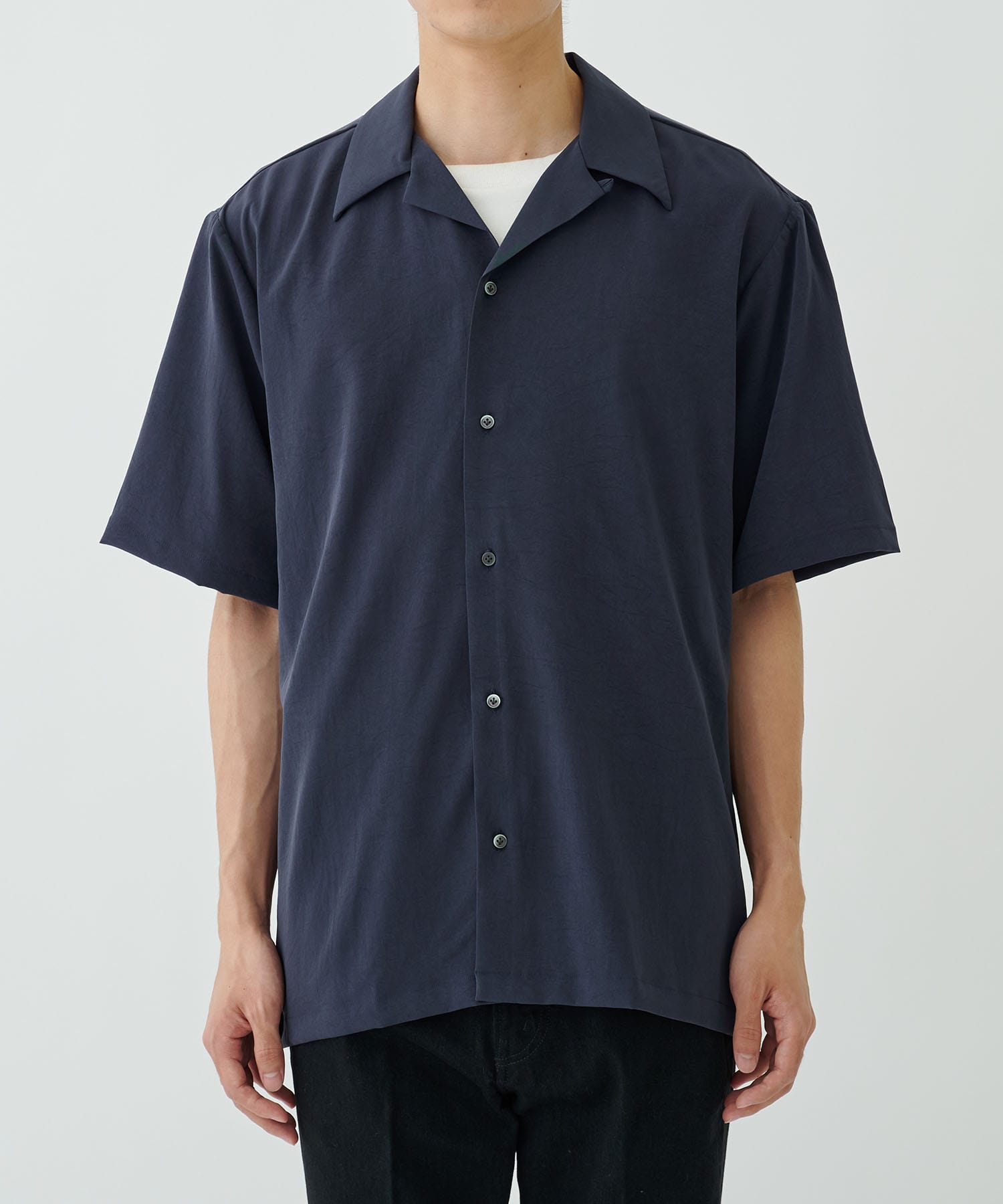 OPEN COLLAR S/S SHIRT RAINMAKER