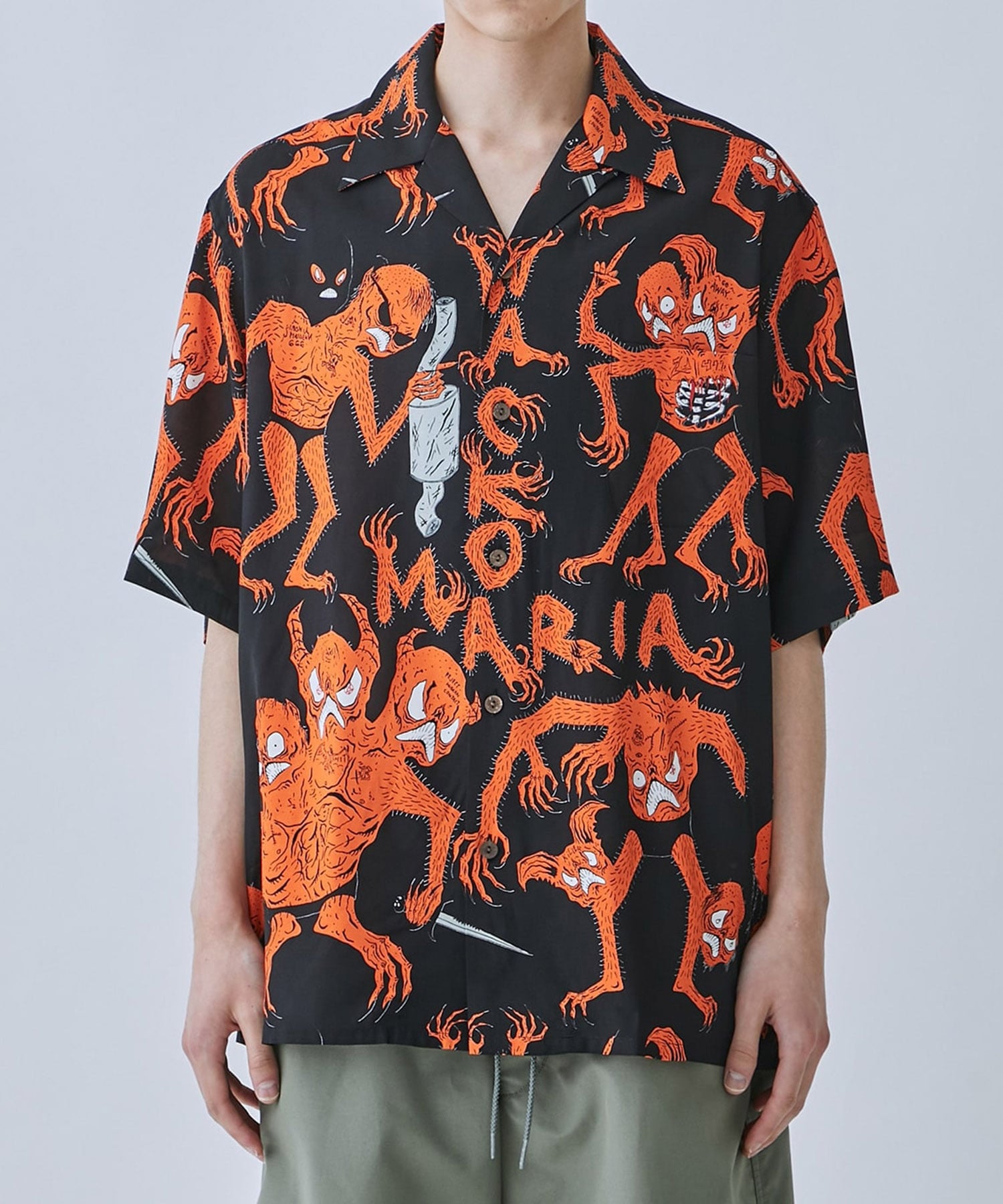 NECK FACE / HAWAIIAN SHIRT S/S ( TYPE-4 ) WACKO MARIA