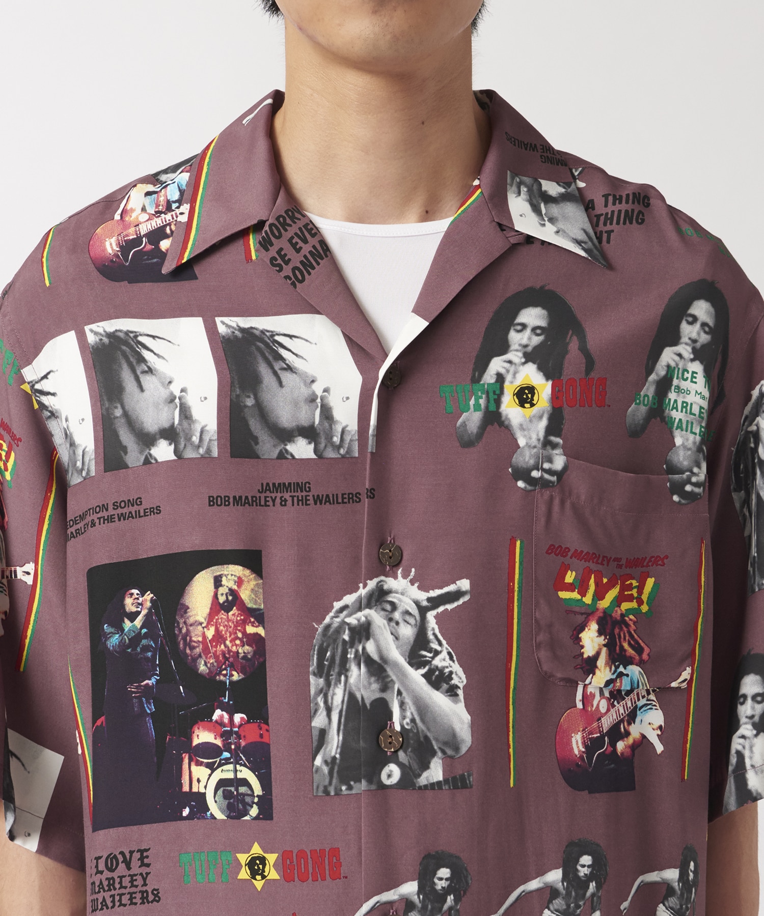 BOB MARLEY / HAWAIIAN SHIRT S/S ( TYPE-1 ) WACKO MARIA