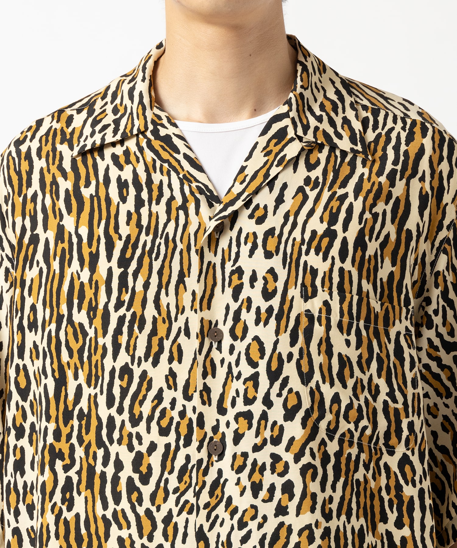 LEOPARD HAWAIIAN SHIRT S/S WACKO MARIA