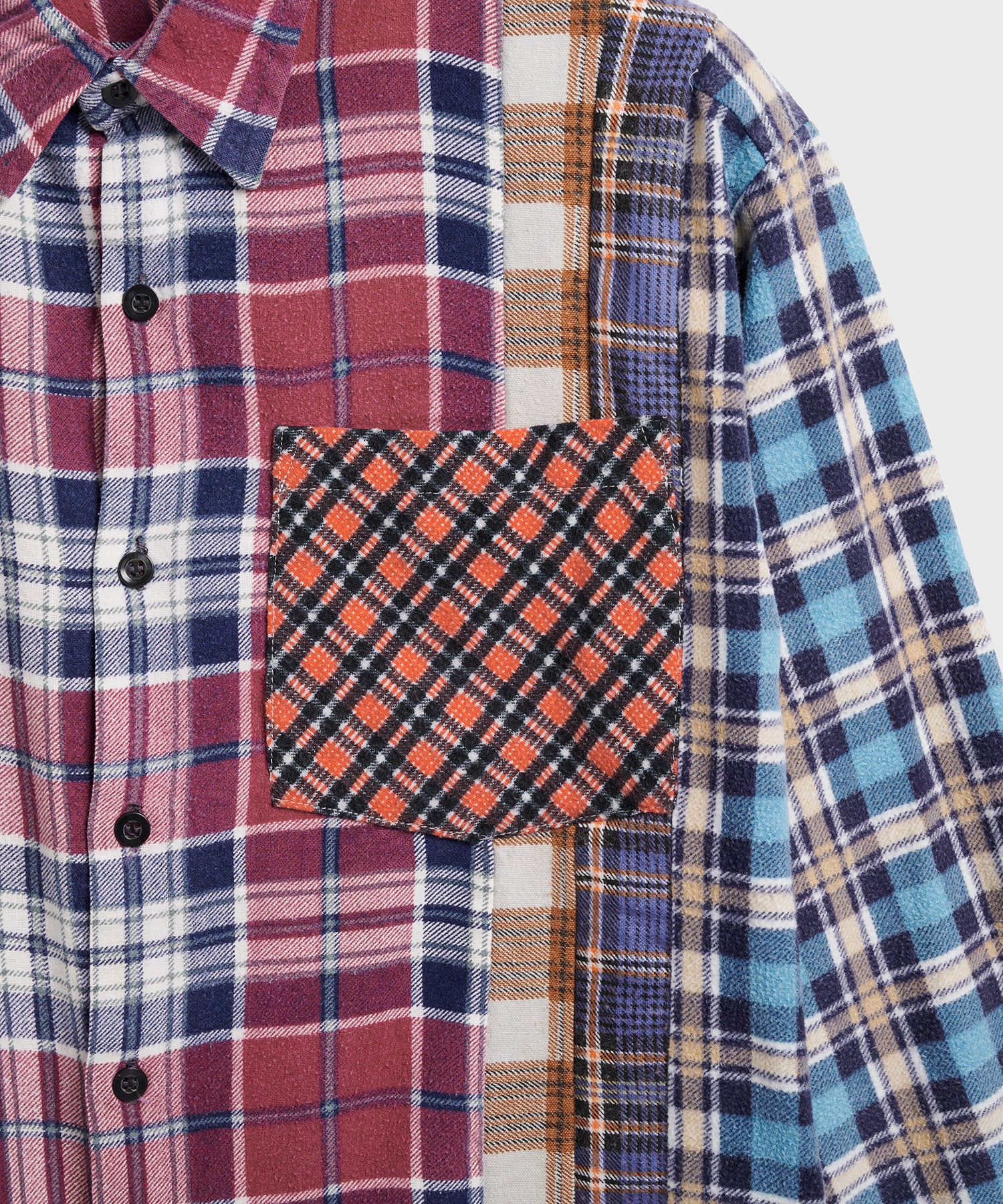 Flannel Shirt - 7 Cuts Shirts NEEDLES