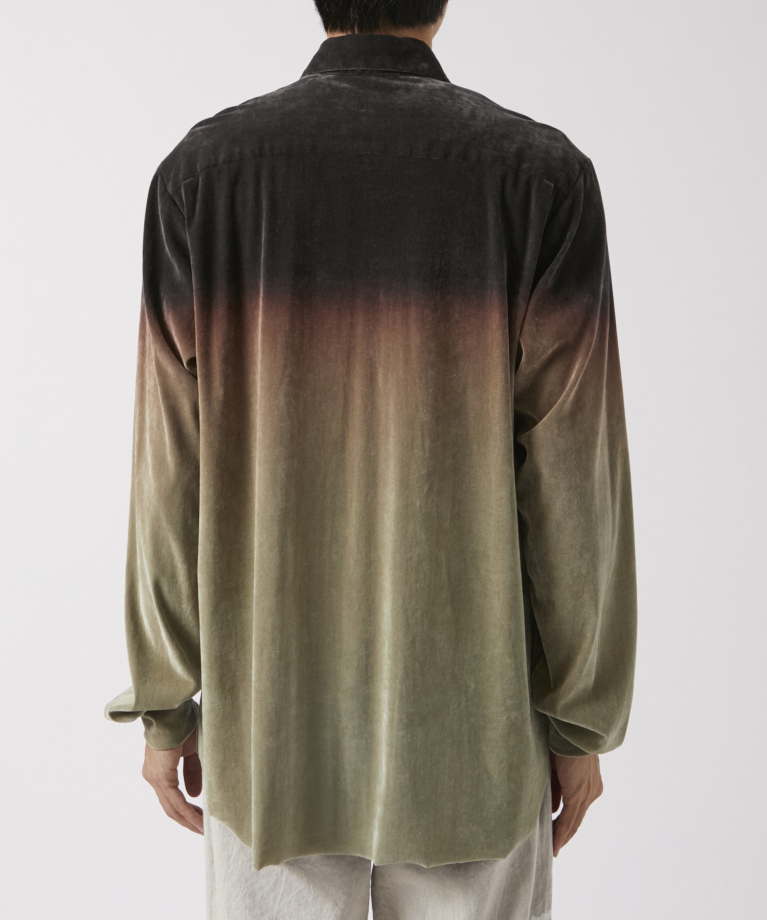 GRADATION FLOCKY TULLE SHIRTS TAAKK