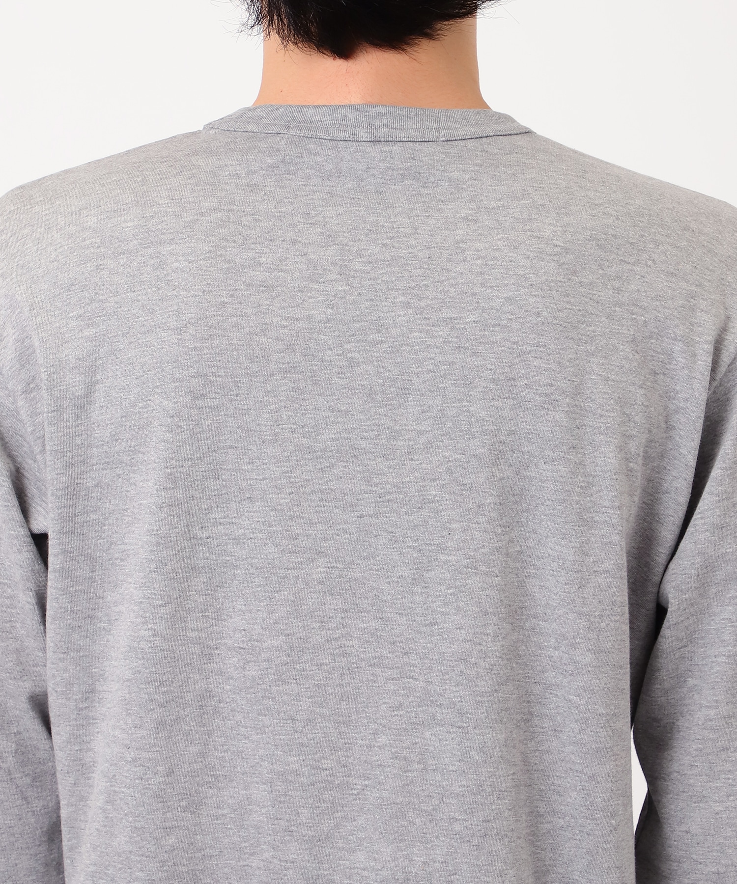 AX-T122-051 Unisex Long Sleeve T-ShirtTOP GRAY PLAY COMME des GARCONS