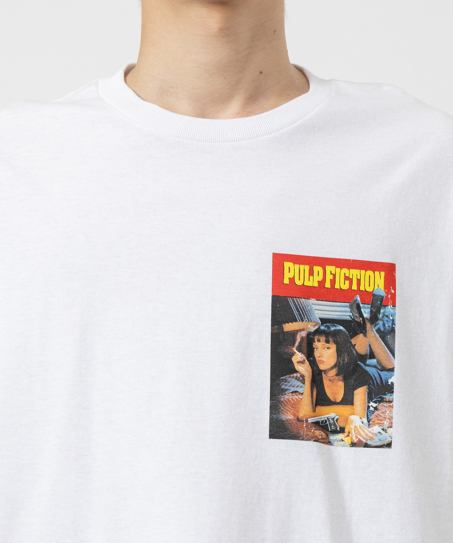 PULP FICTION / CREW NECK T-SHIRT ( TYPE-5 ) WACKO MARIA