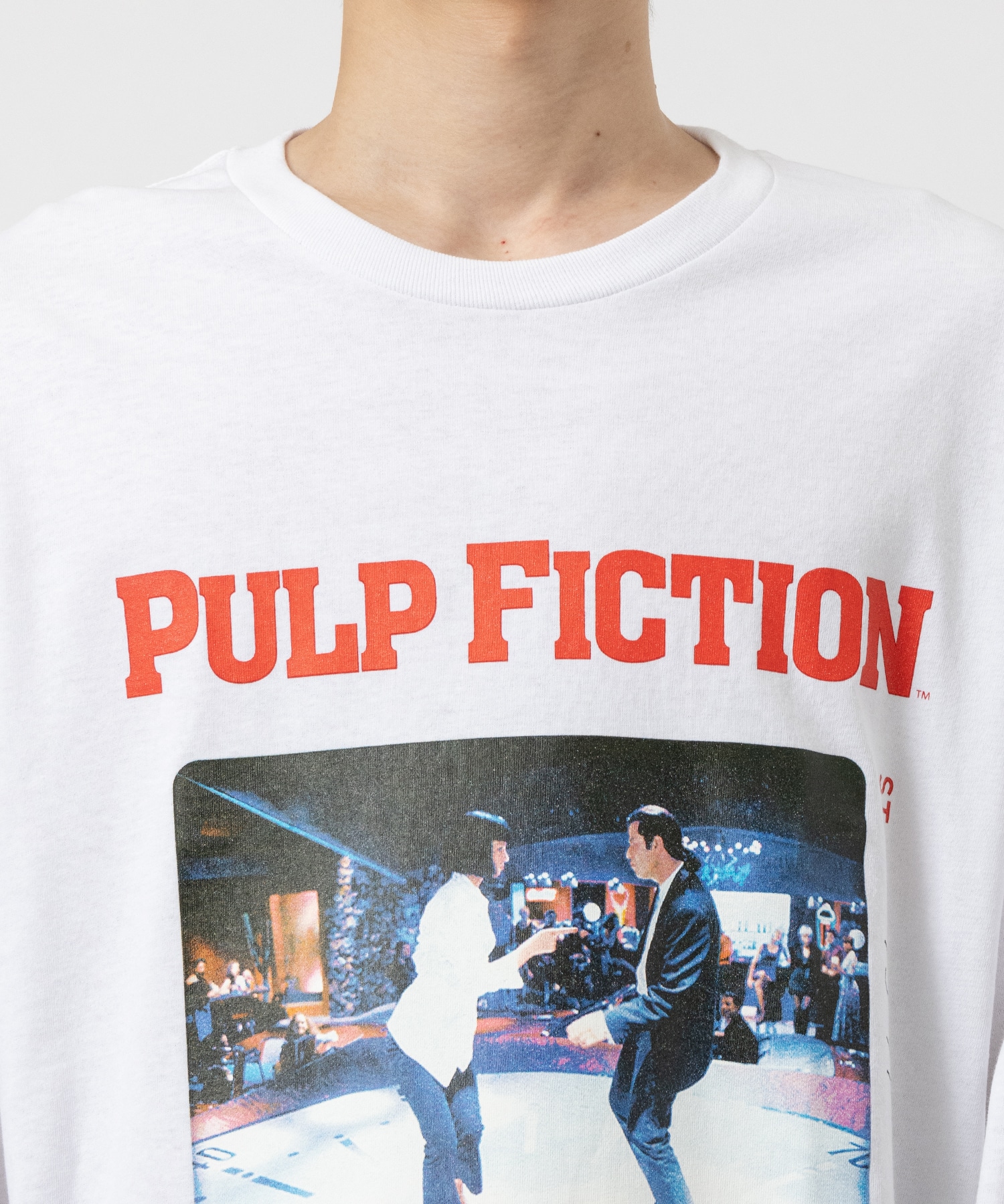 PULP FICTION / CREW NECK LONG SLEEVE T-SHIRT ( TYPE-1 ) WACKO MARIA