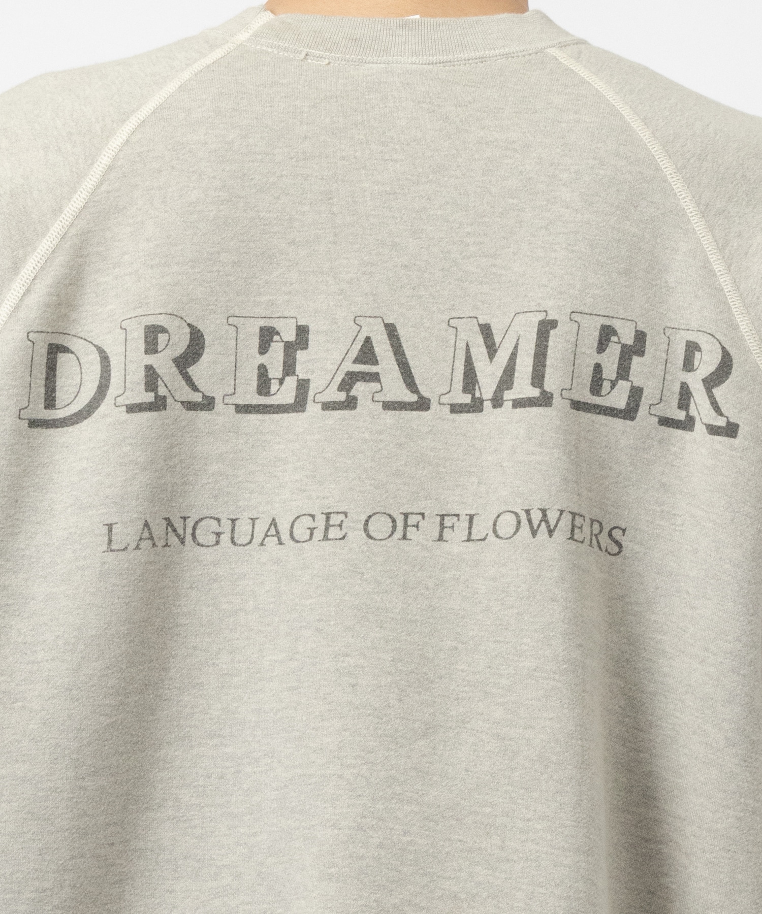 SM-YS1-0000-032/CREW SWT/FLOWER/GRAY SAINT M××××××