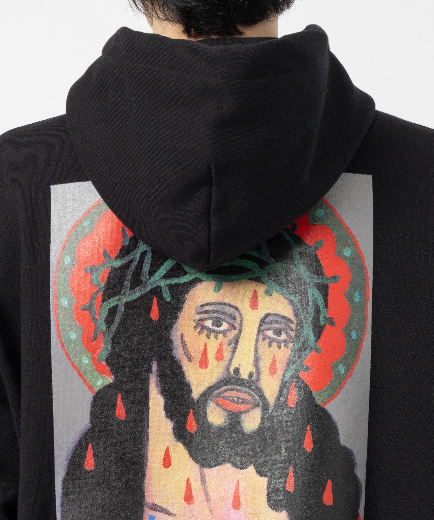 Print Sweat Hoodie (LOVE THY NEIGHBOUR) COOTIE PRODUCTIONS