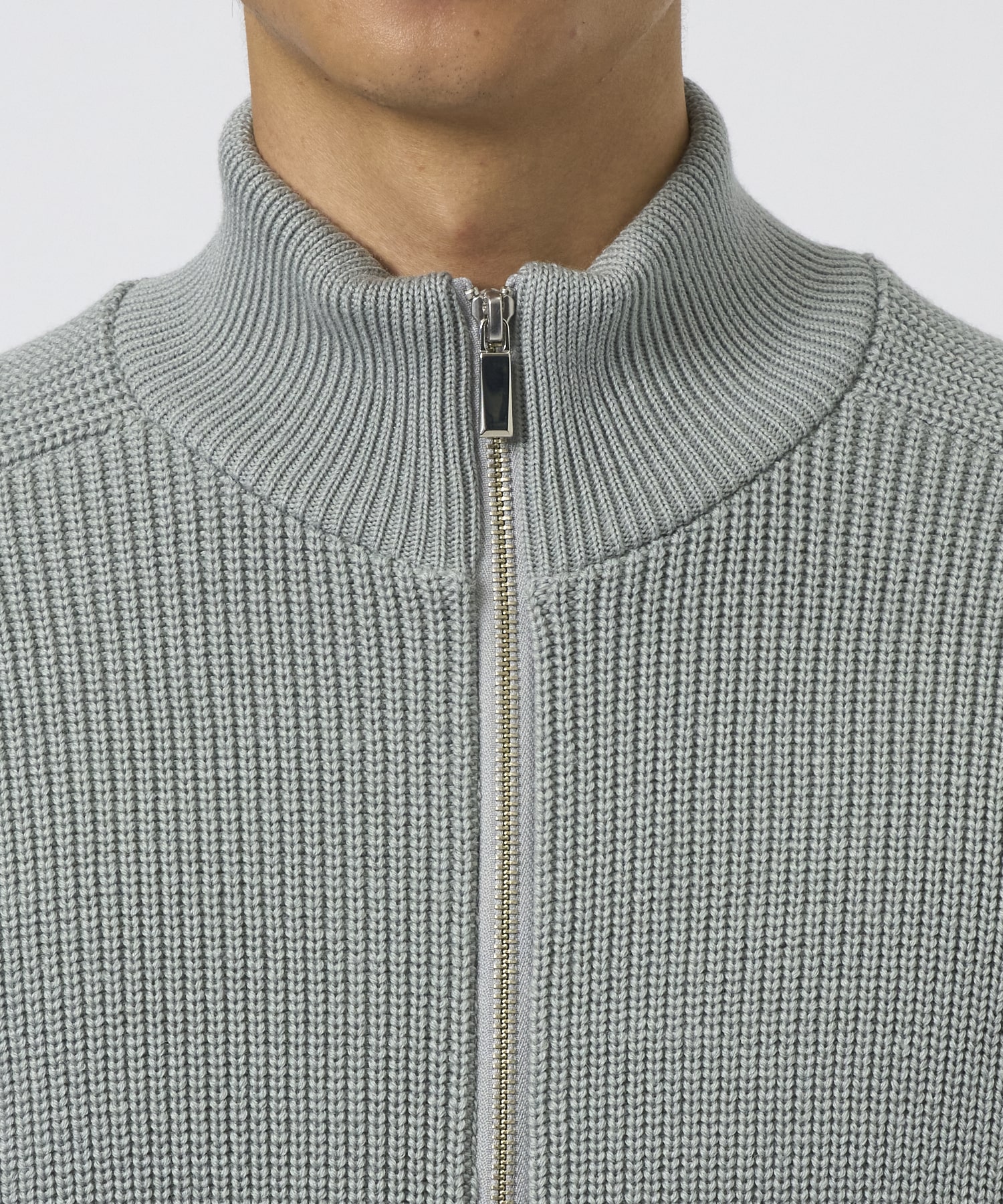 WOOL ZIP DRIVERS KNIT STUDIOUS