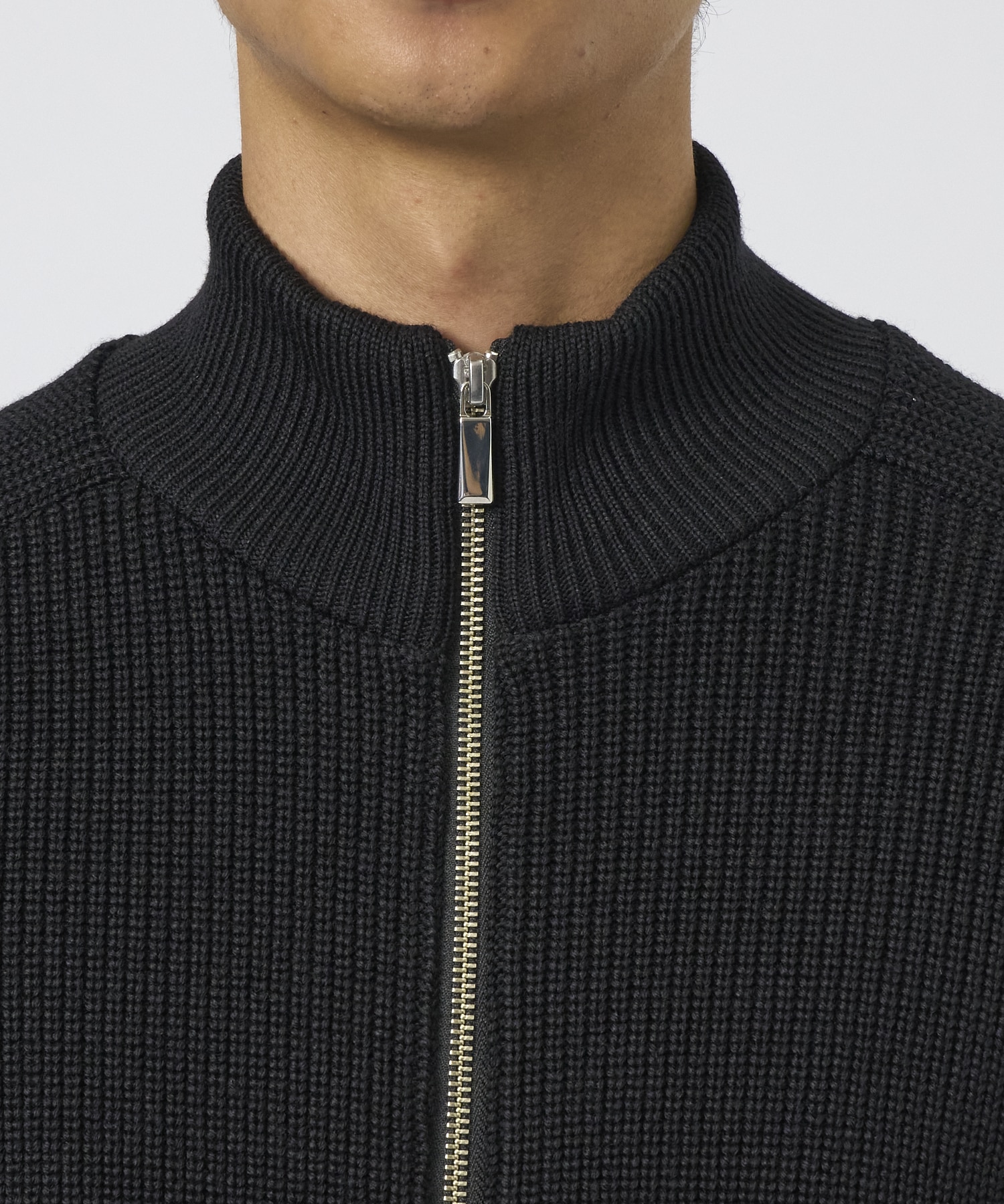 WOOL ZIP DRIVERS KNIT STUDIOUS