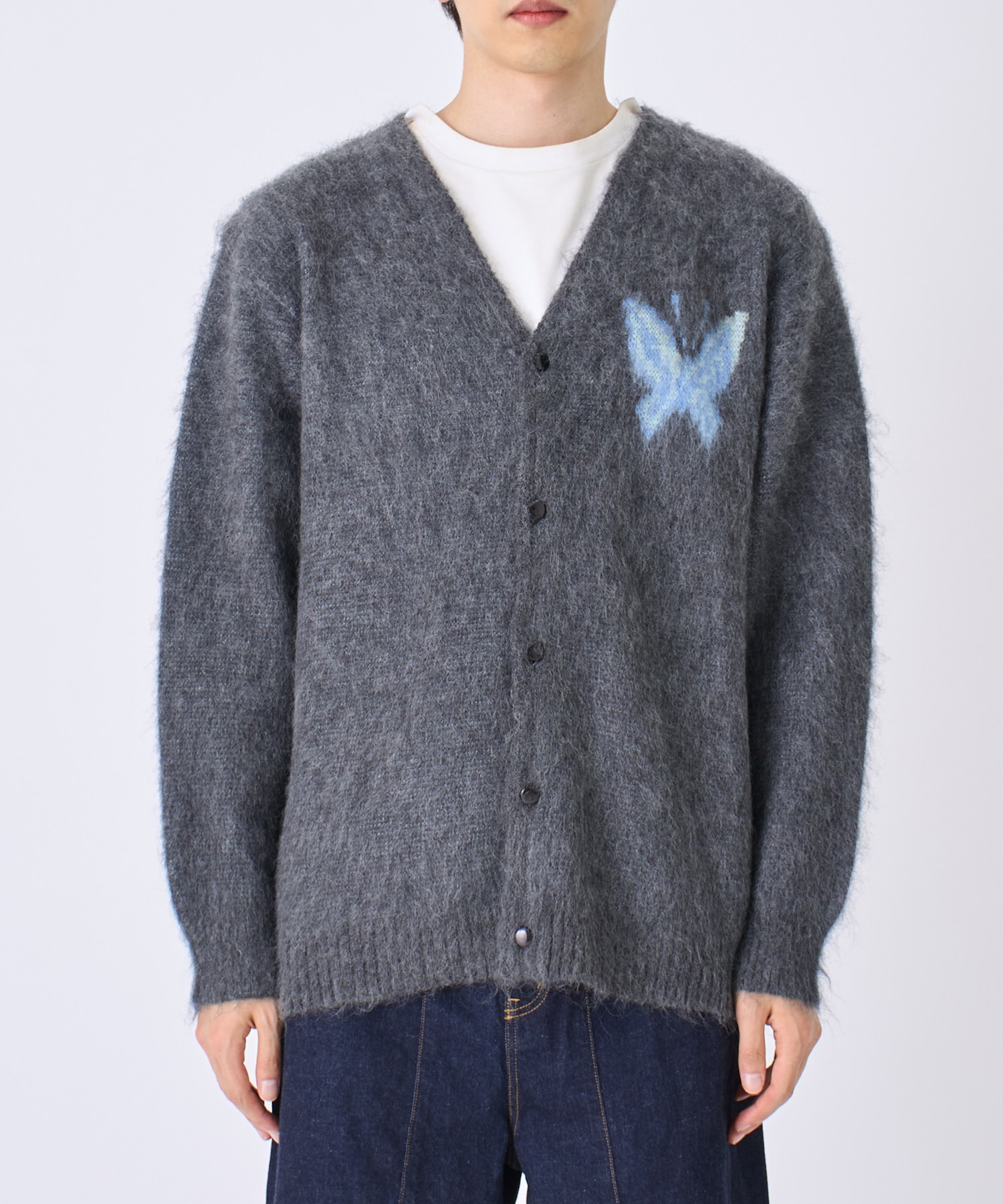 別注〉 Mohair Cardigan - Papillon1 | Needles