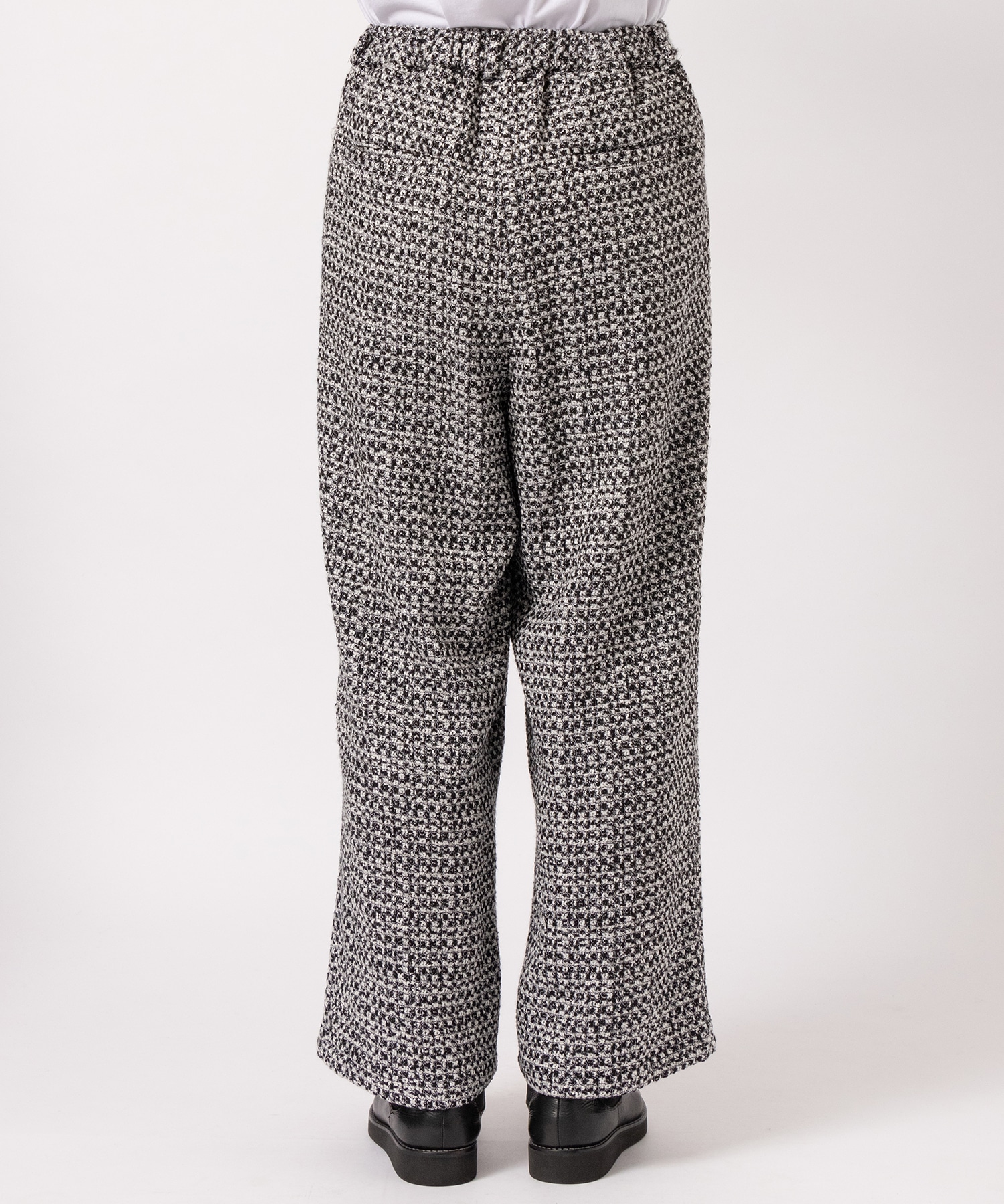 別注 2TUCK WIDE TWEED PANT JUHA