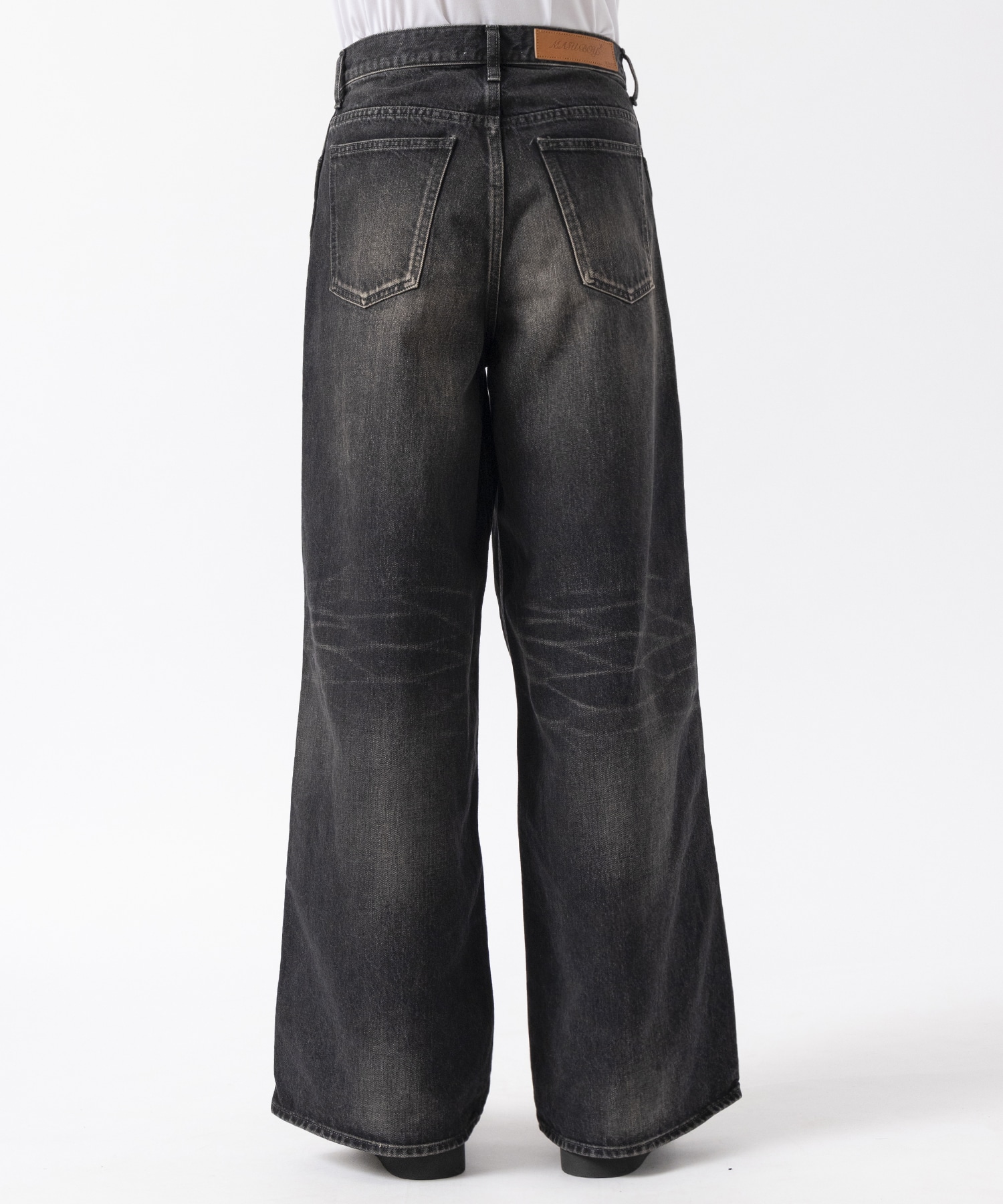 MASU BOYS FEATHER BAGGY JEANS MASU