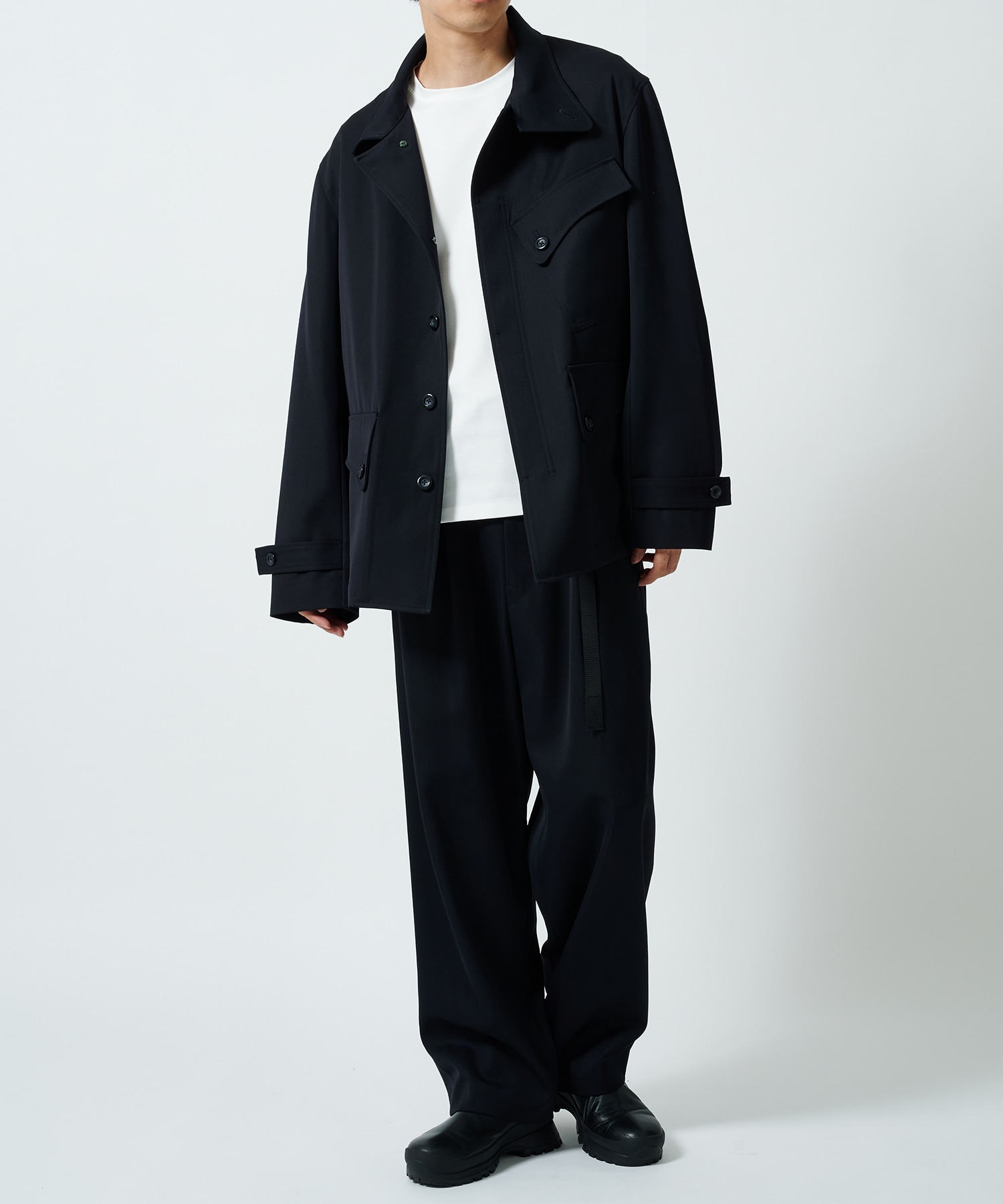 Curve Stand Collar Blouson UJOH HOMME