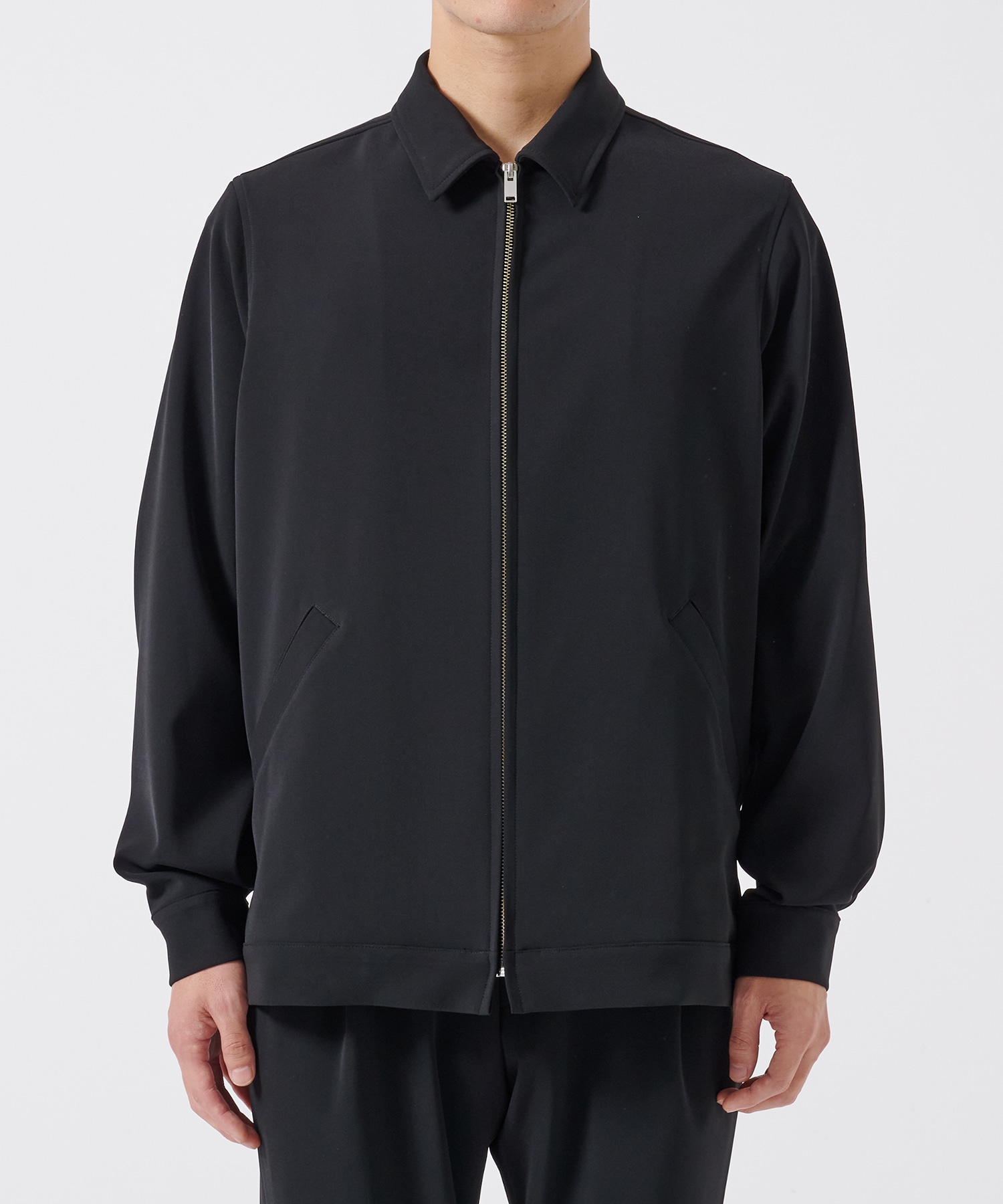 DOUBLE CLOTH ZIP BLOUSON STUDIOUS