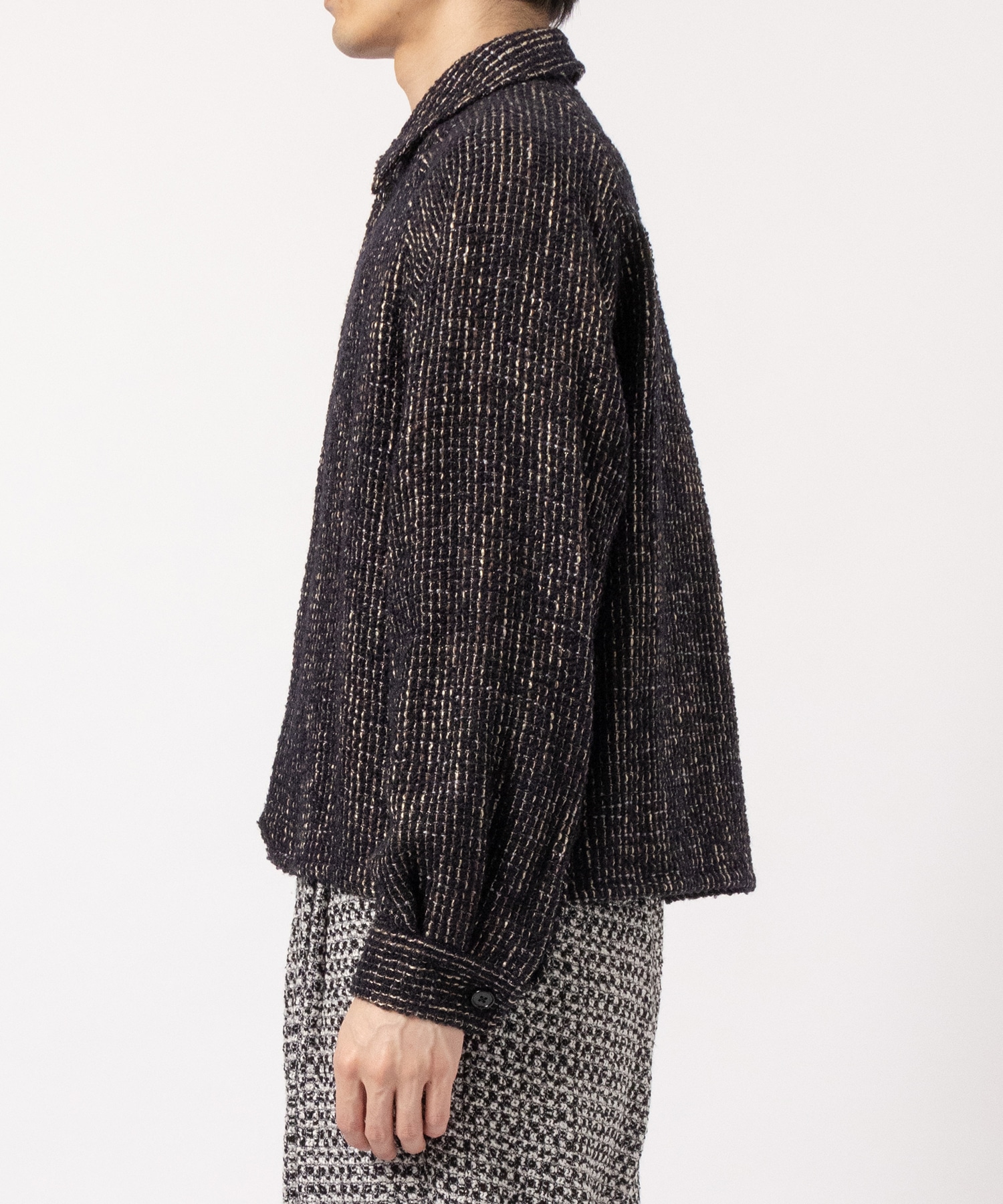 LOOP TWEED SHORT JACKET JUHA