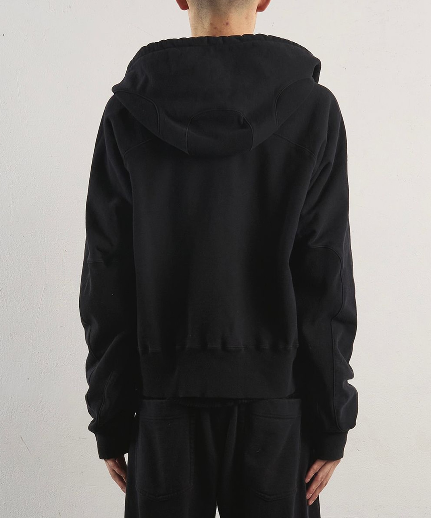 PANELLED ZIP UP HOODIE NVRFRGT