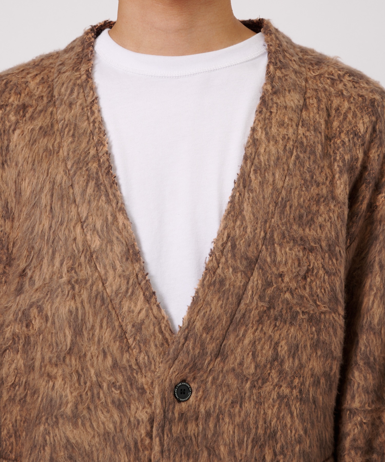 MIX COLOR SHAGGY CARDIGAN FACCIES