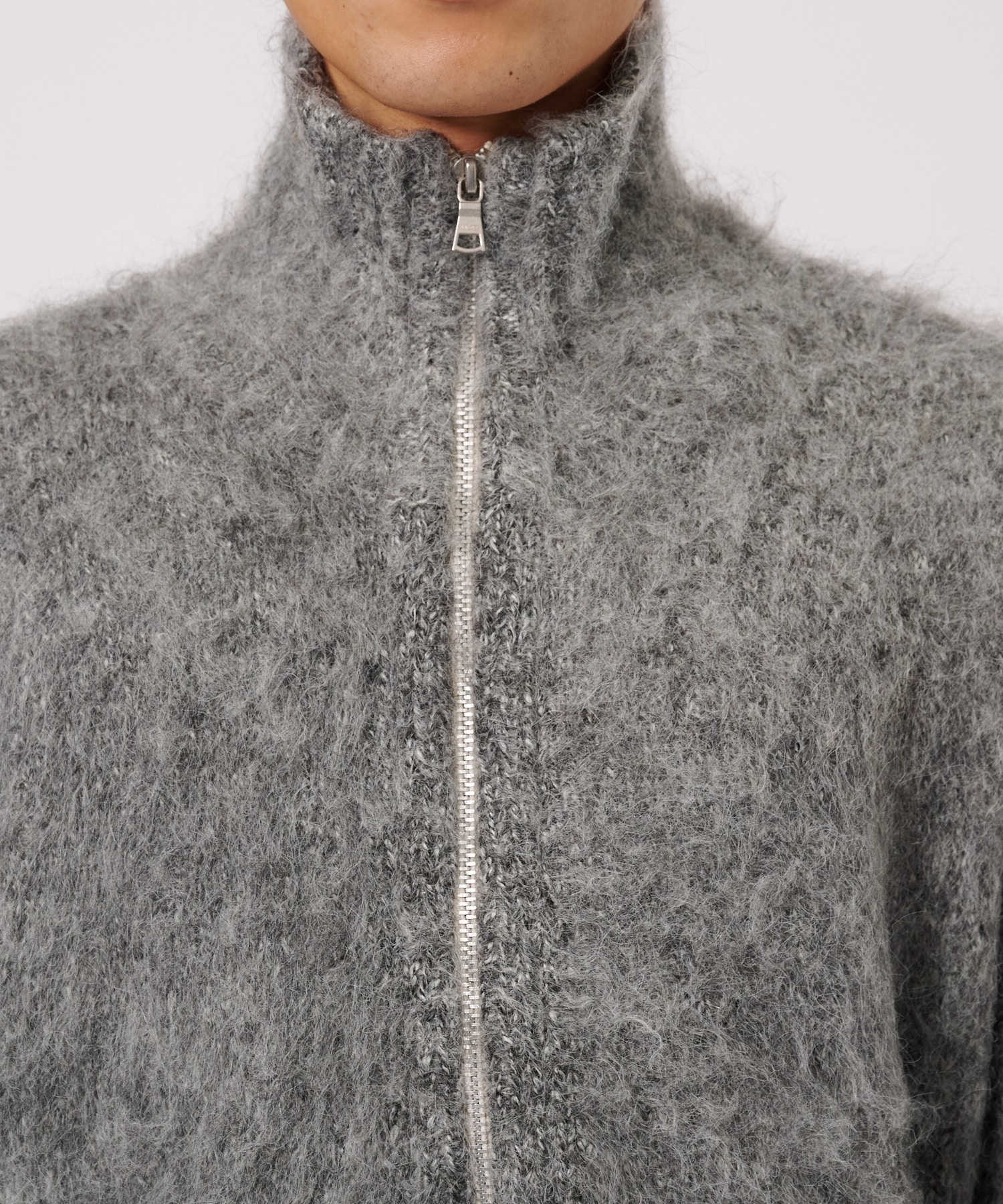 SHAGGY DRIVERS KNIT JACKET FACCIES