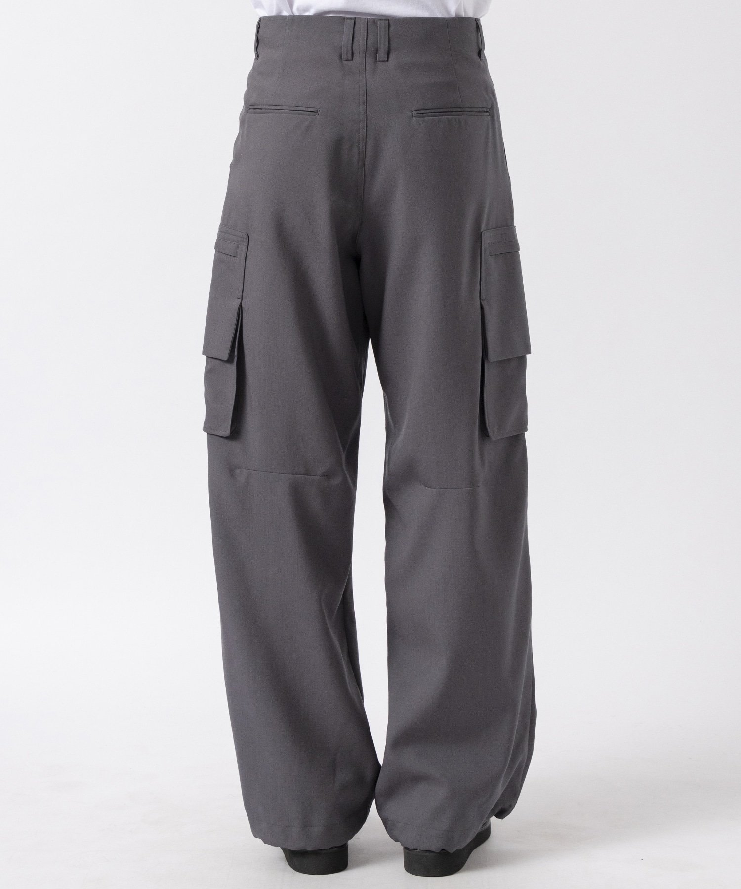 Water-repellent Wool Cargo Trousers MATSUFUJI