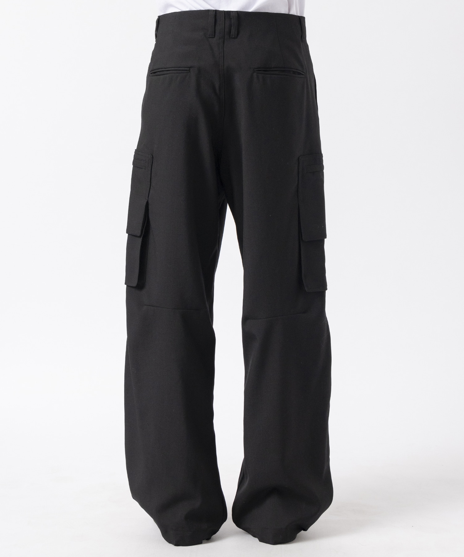 Water-repellent Wool Cargo Trousers MATSUFUJI