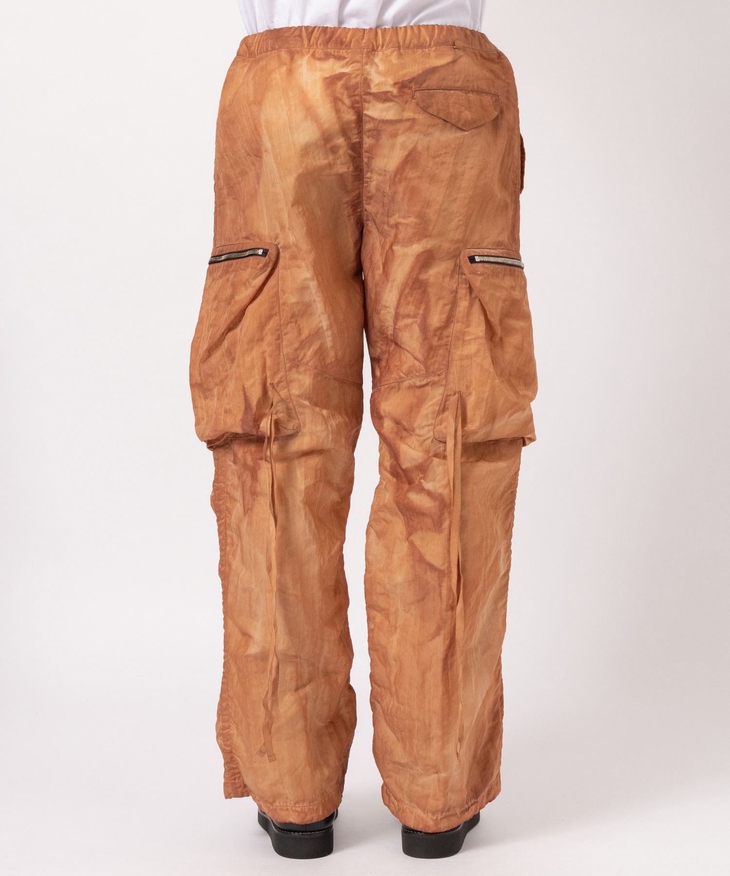 GARMENT DYED NYLON  CARGO TROUSERS NULABEL CM1YOK42